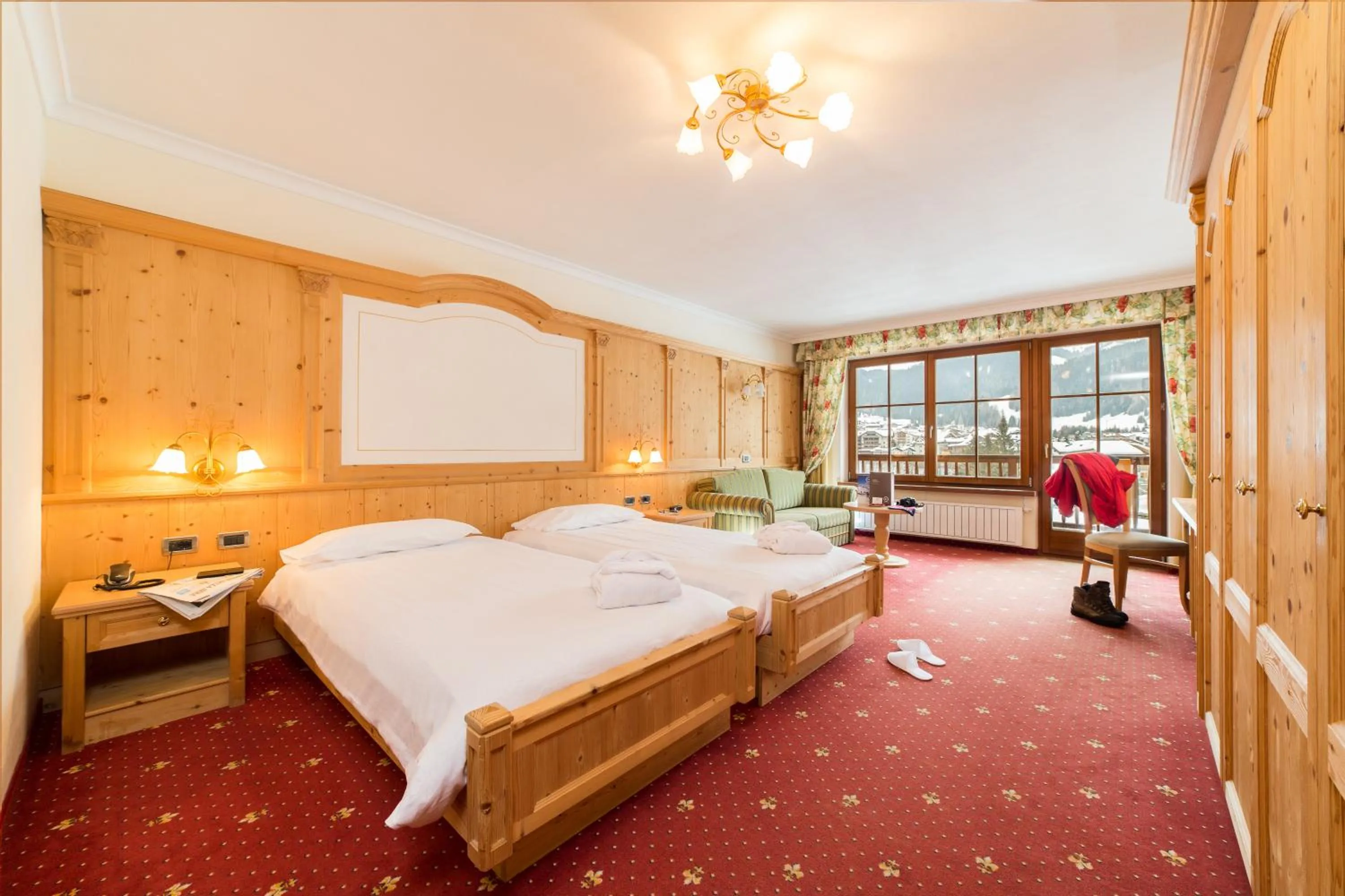 Bed in TH Corvara - Greif Hotel