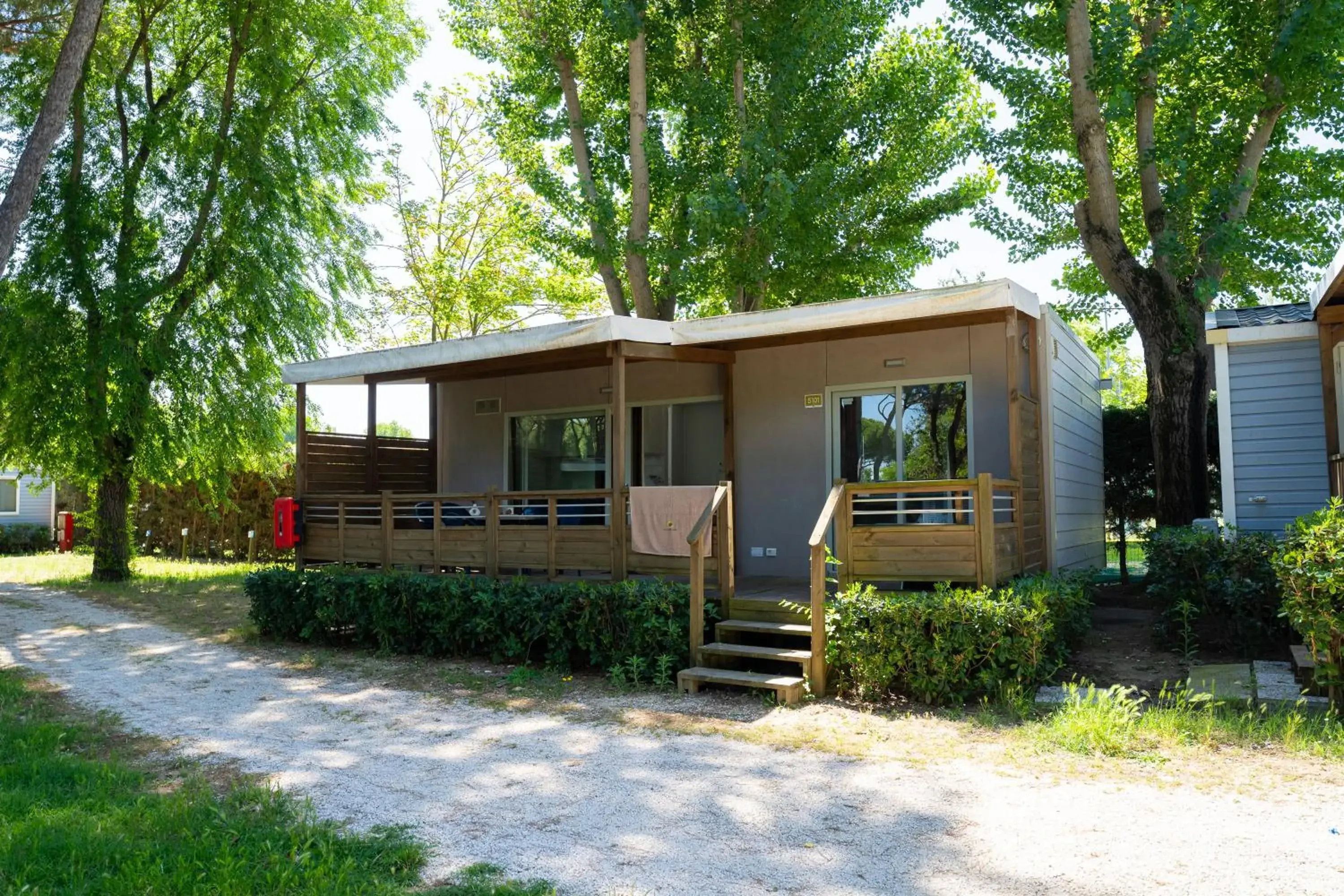 Property building in Club del Sole Adriano Family Camping Village Property building in Club del Sole Adriano Family Camping Village