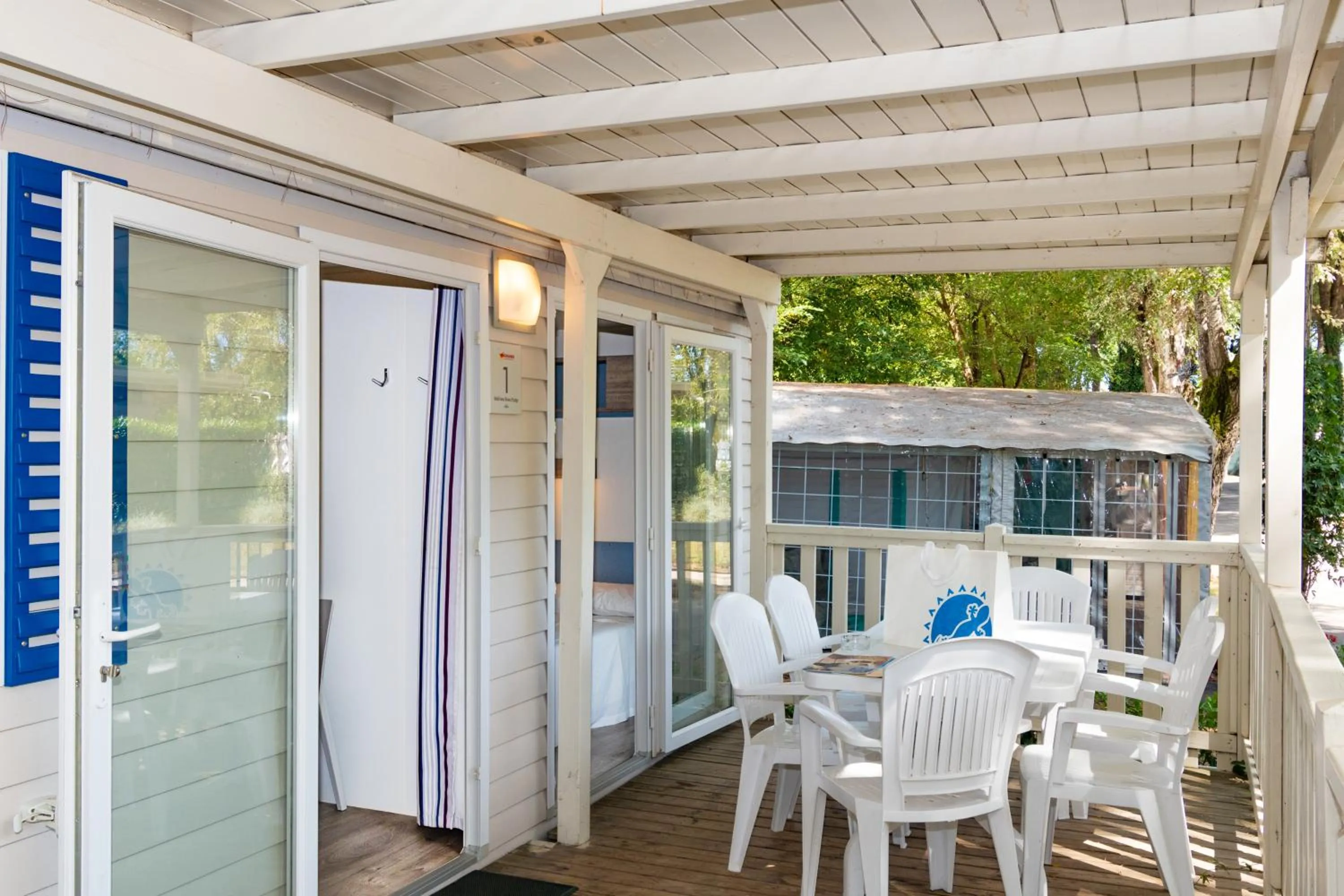 Patio in Club del Sole Adriano Family Camping Village