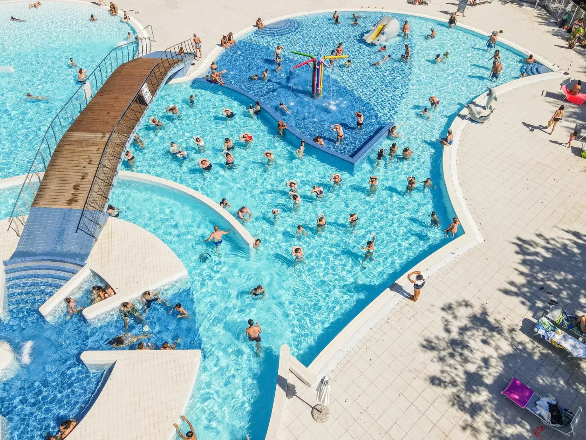Swimming pool in Club del Sole Adriano Family Camping Village Swimming pool in Club del Sole Adriano Family Camping Village