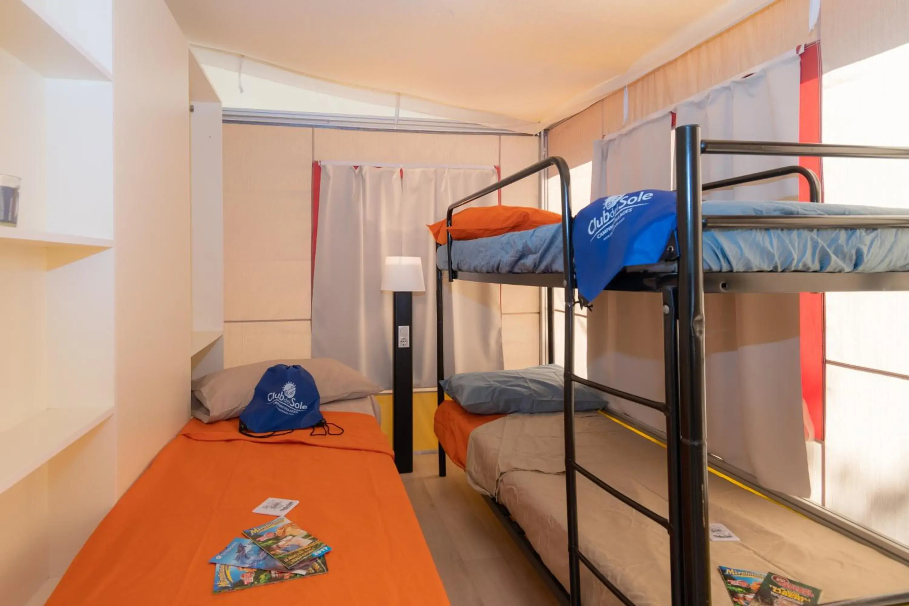 Bedroom, Bed in Club del Sole Adriano Family Camping Village Bedroom, Bed in Club del Sole Adriano Family Camping Village