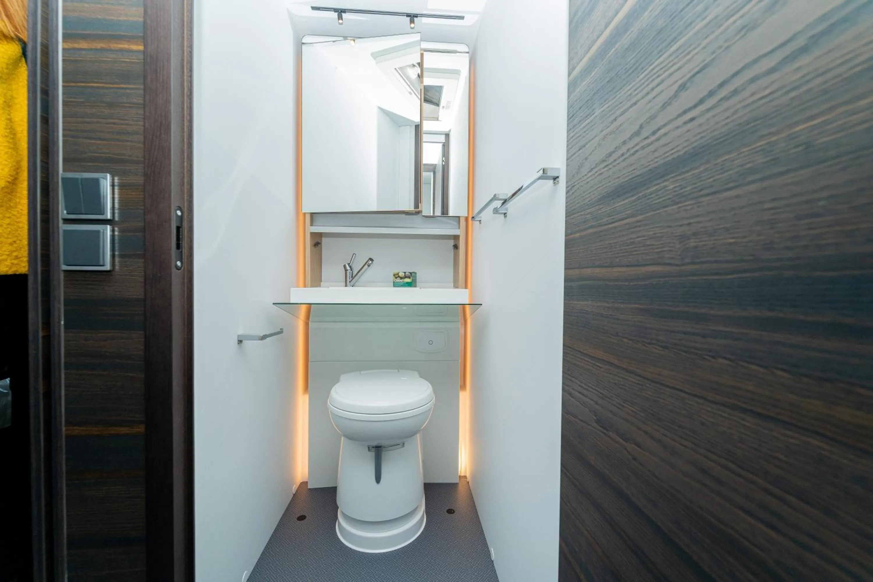 Bathroom in Club del Sole Adriano Family Camping Village