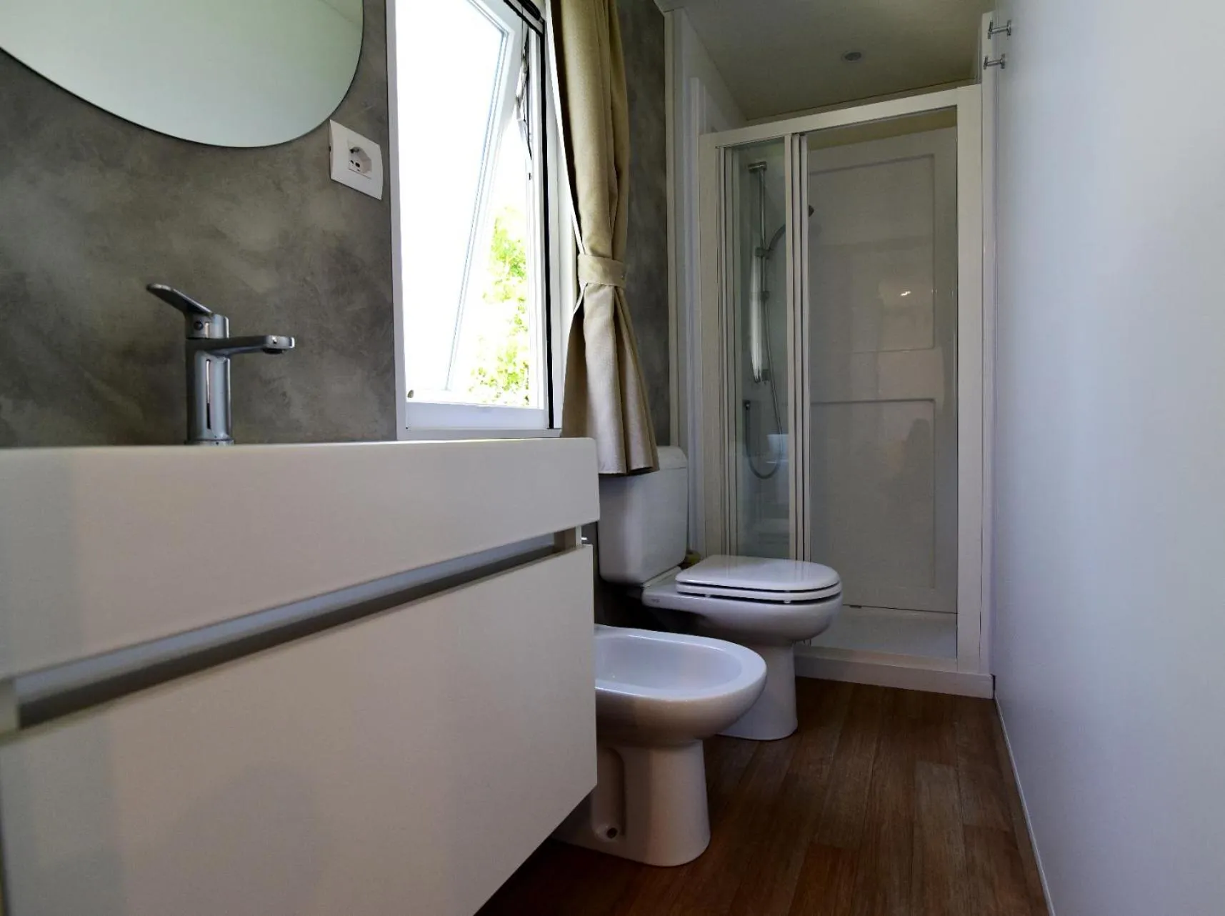 Bathroom in Club del Sole Adriano Family Camping Village