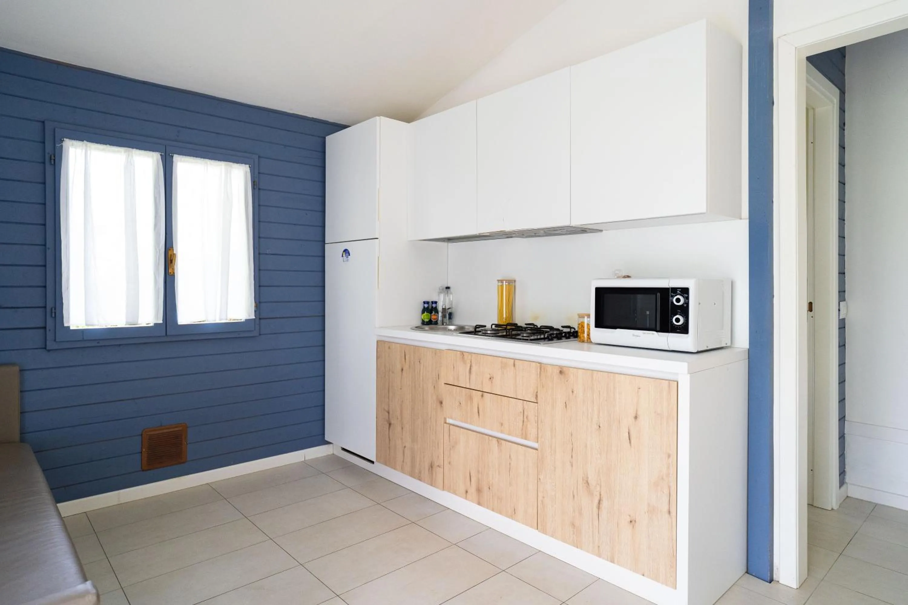 kitchen in Club del Sole Adriano Family Camping Village