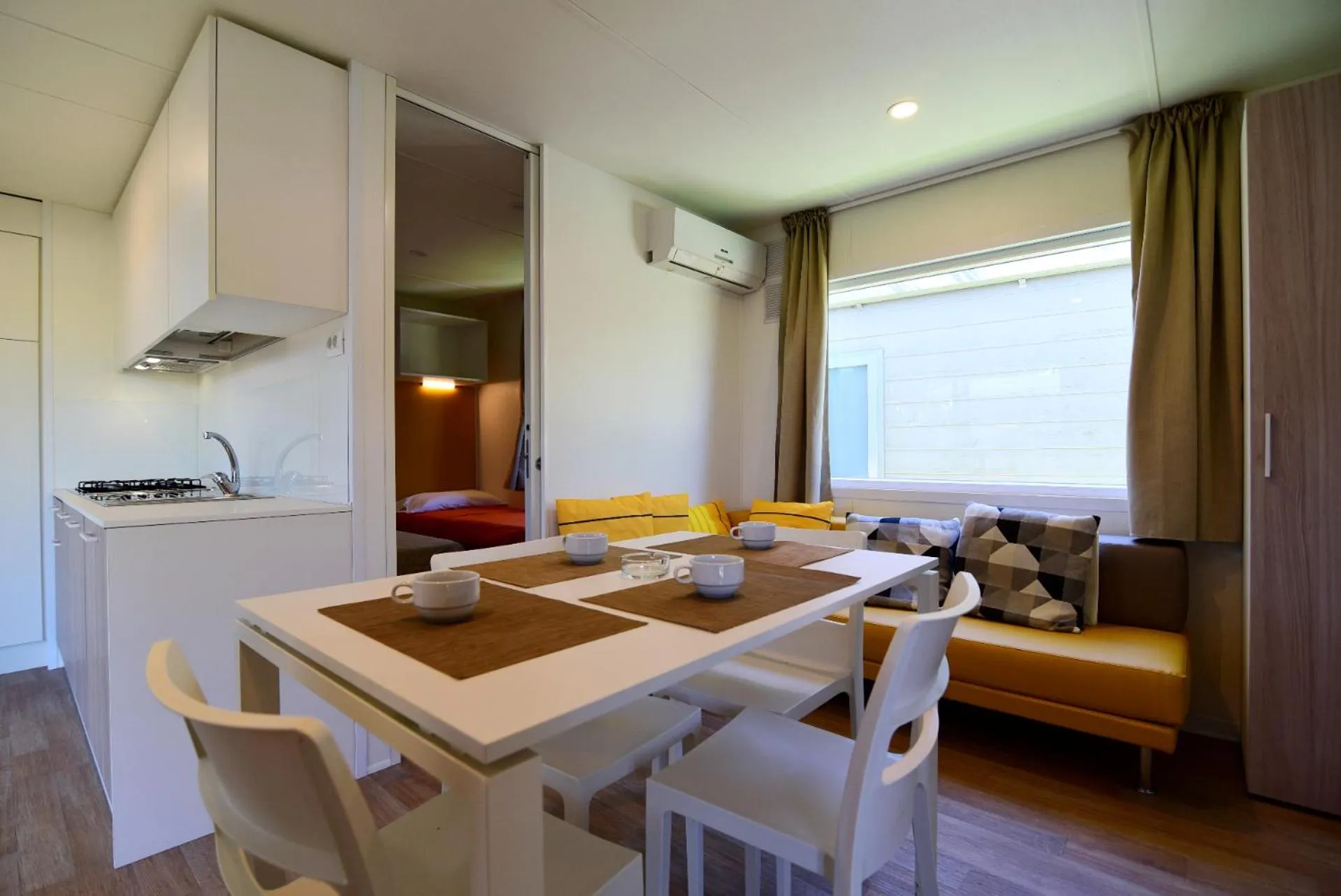 Living room in Club del Sole Adriano Family Camping Village