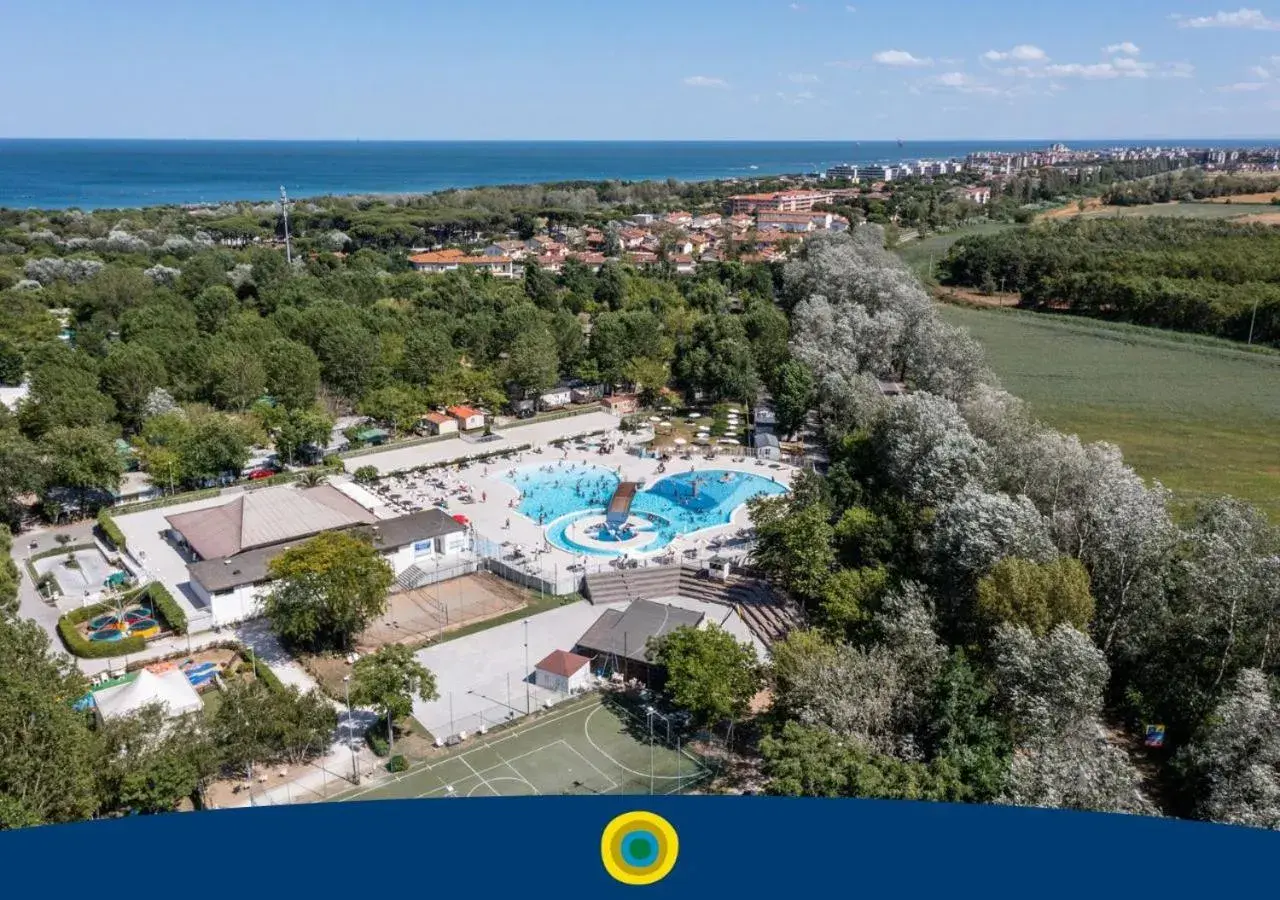 Bird's eye view in Club del Sole Adriano Family Camping Village Bird's eye view in Club del Sole Adriano Family Camping Village