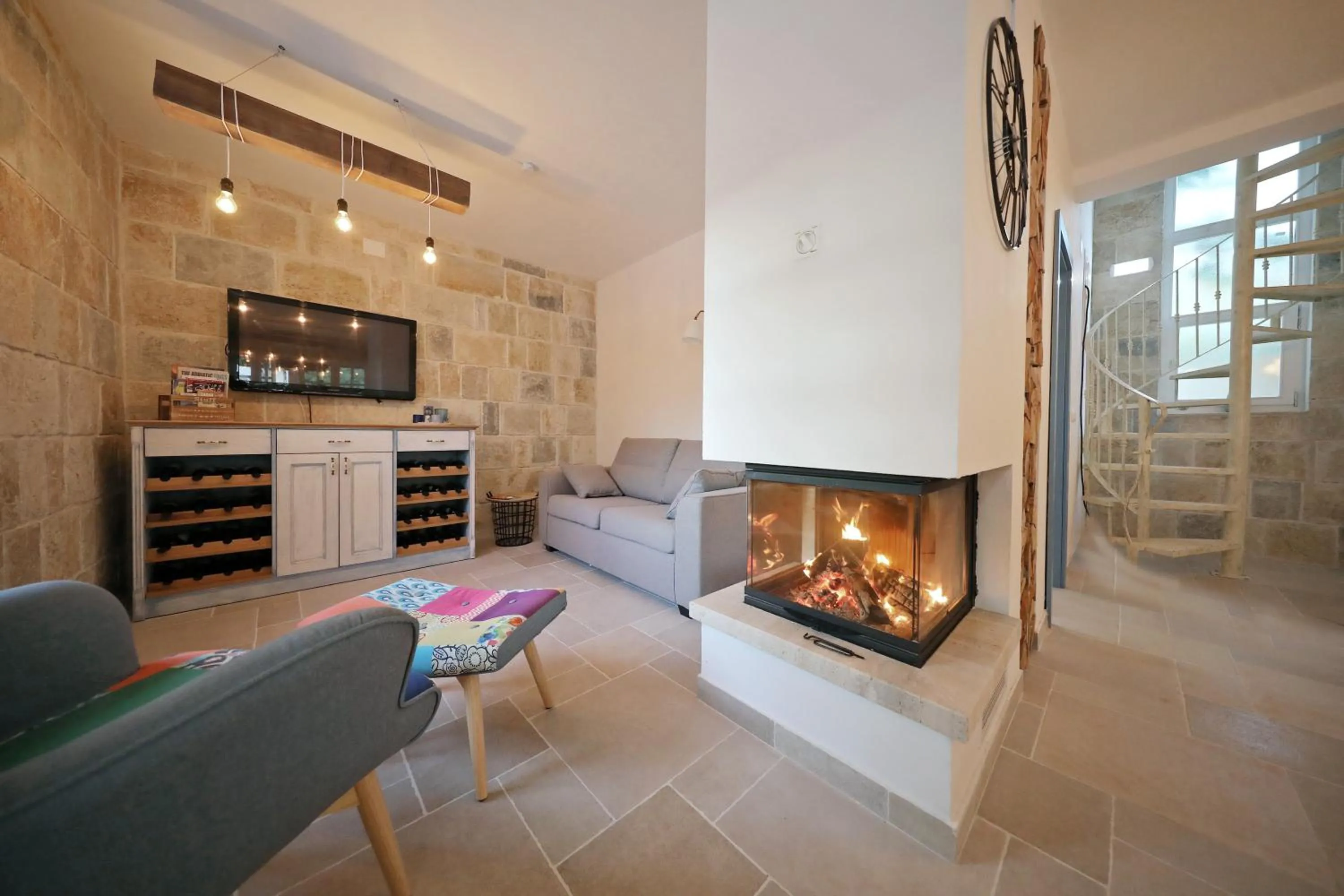 Living room in Villa Mare