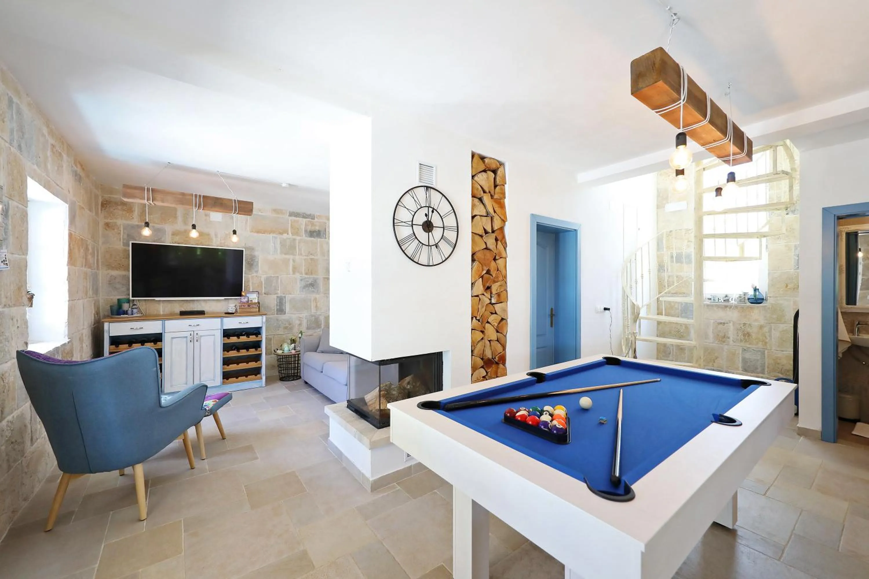 Living room in Villa Mare
