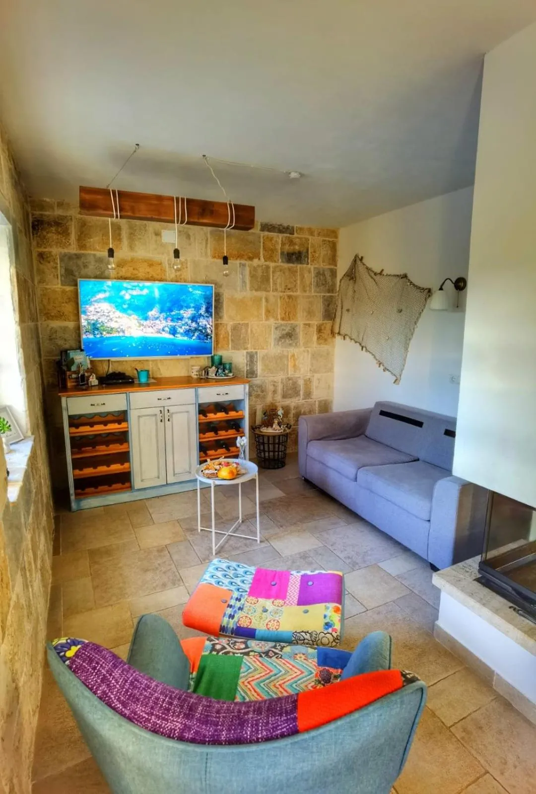 Living room in Villa Mare