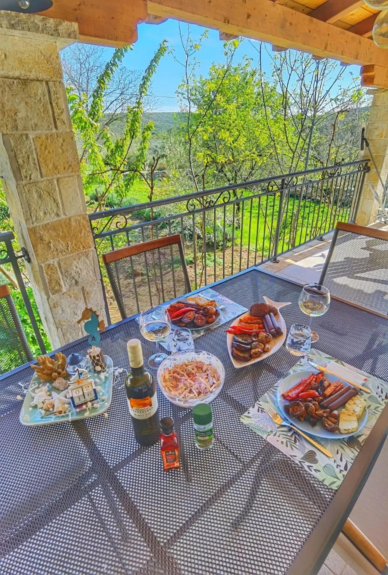 Seating area in Villa Mare