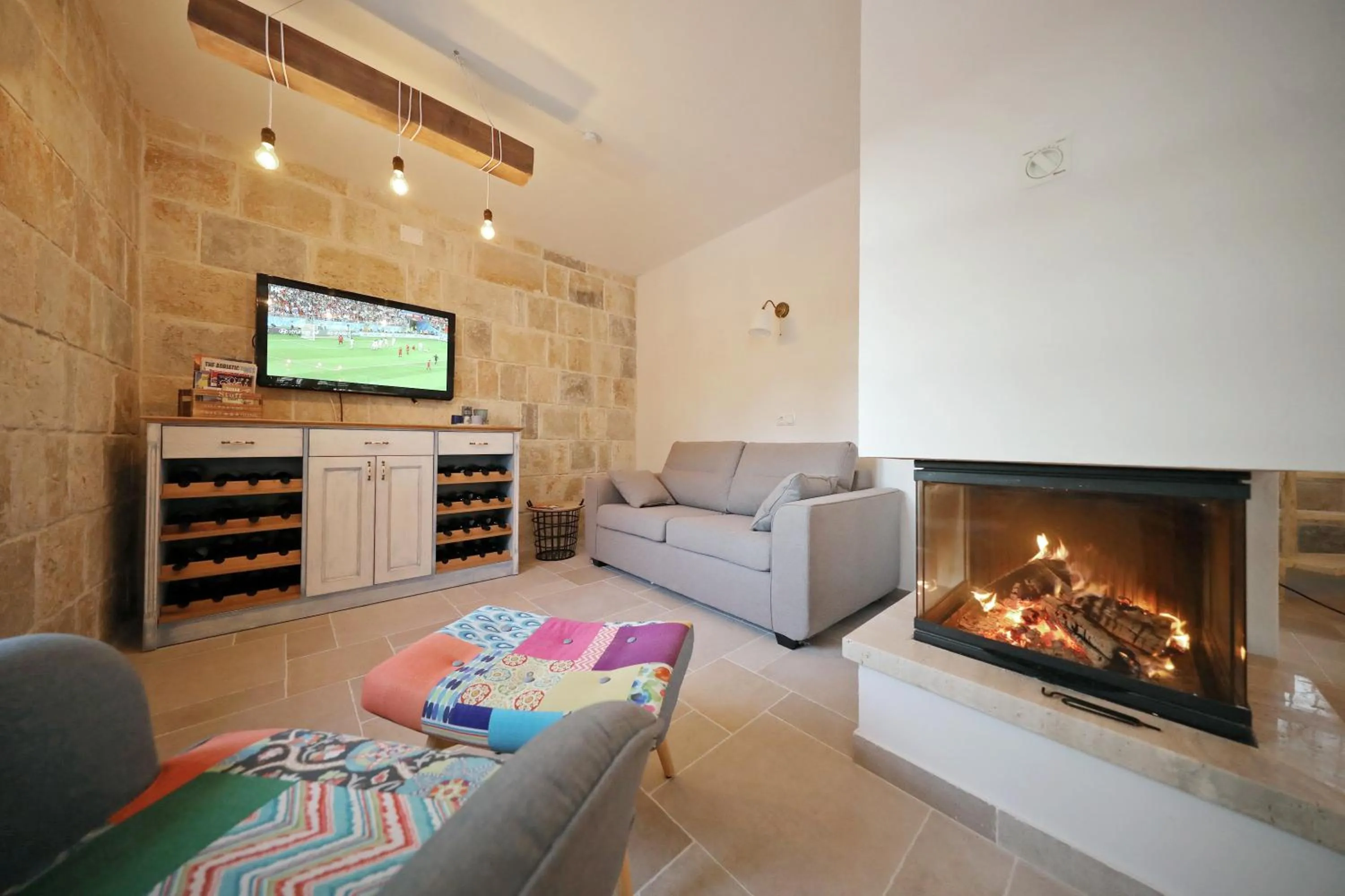Living room in Villa Mare
