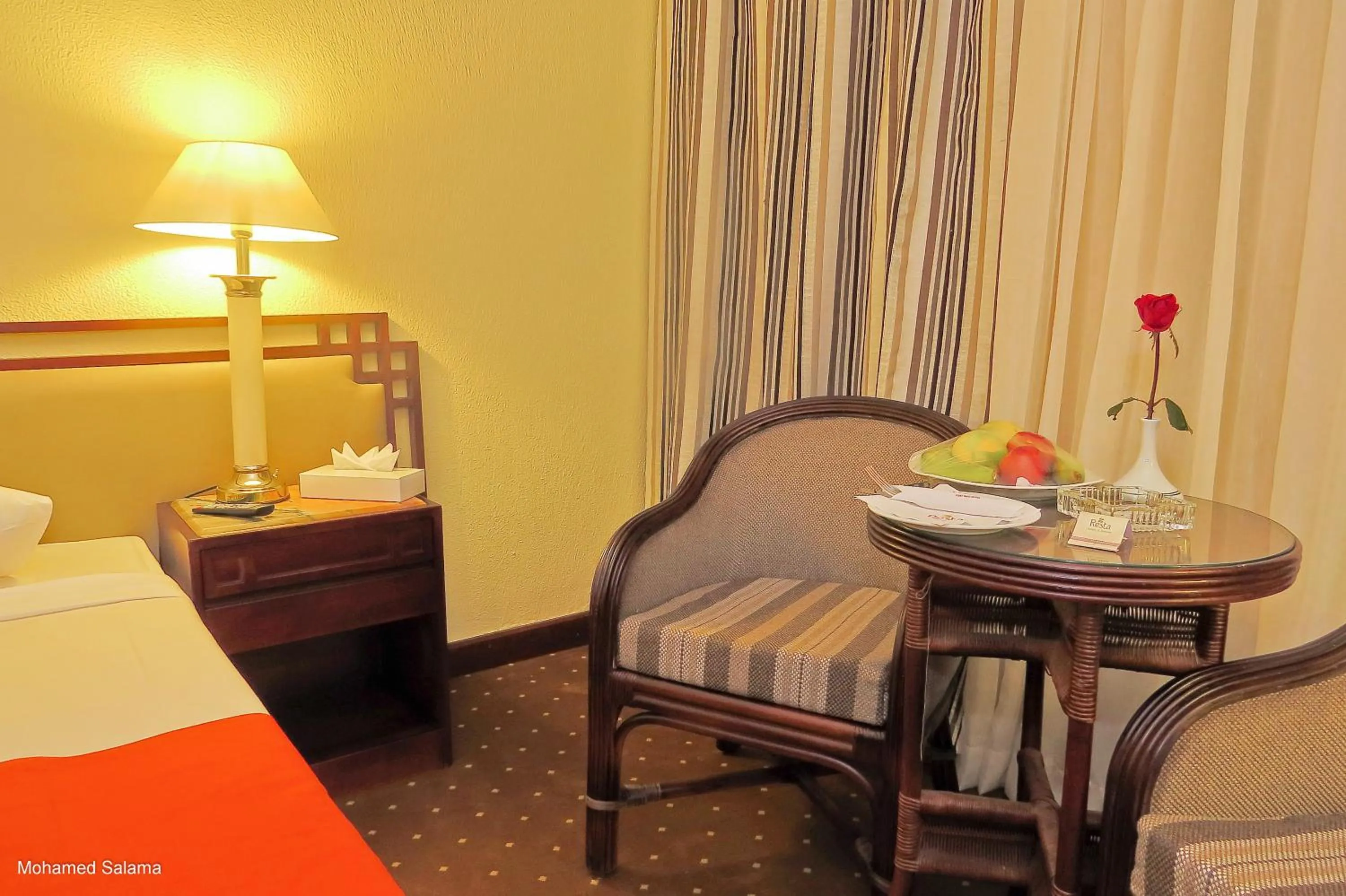 Seating area, Bed in Resta Port Said Hotel