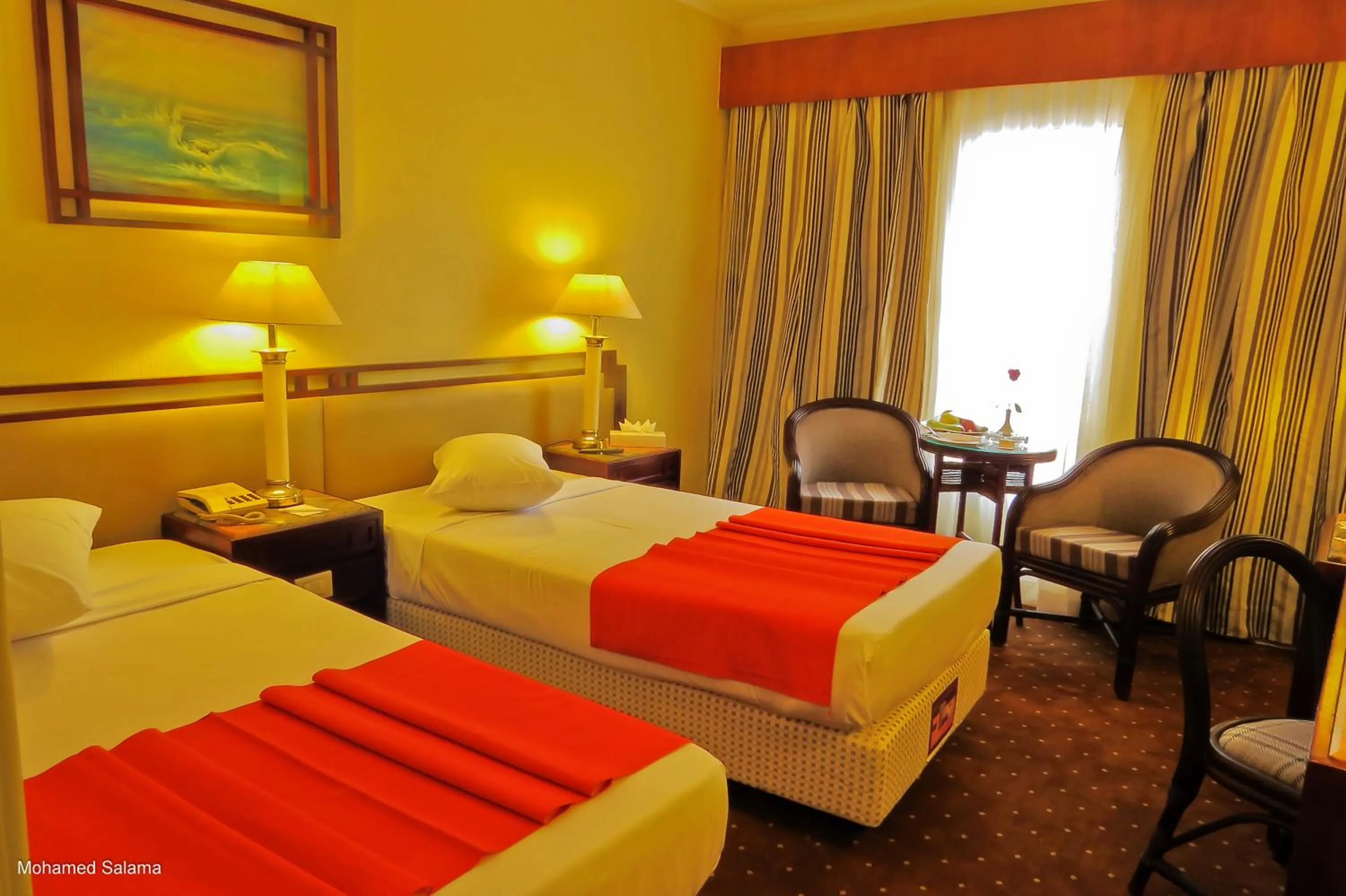 Photo of the whole room, Bed in Resta Port Said Hotel