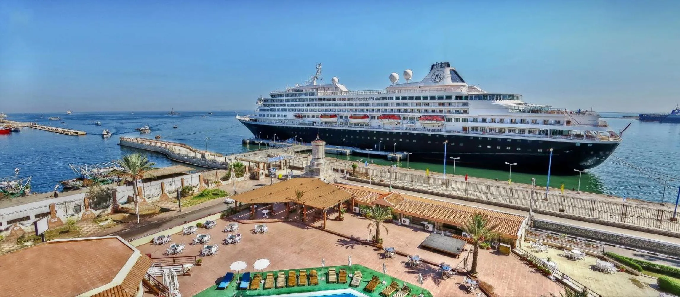 Bird's eye view in Resta Port Said Hotel