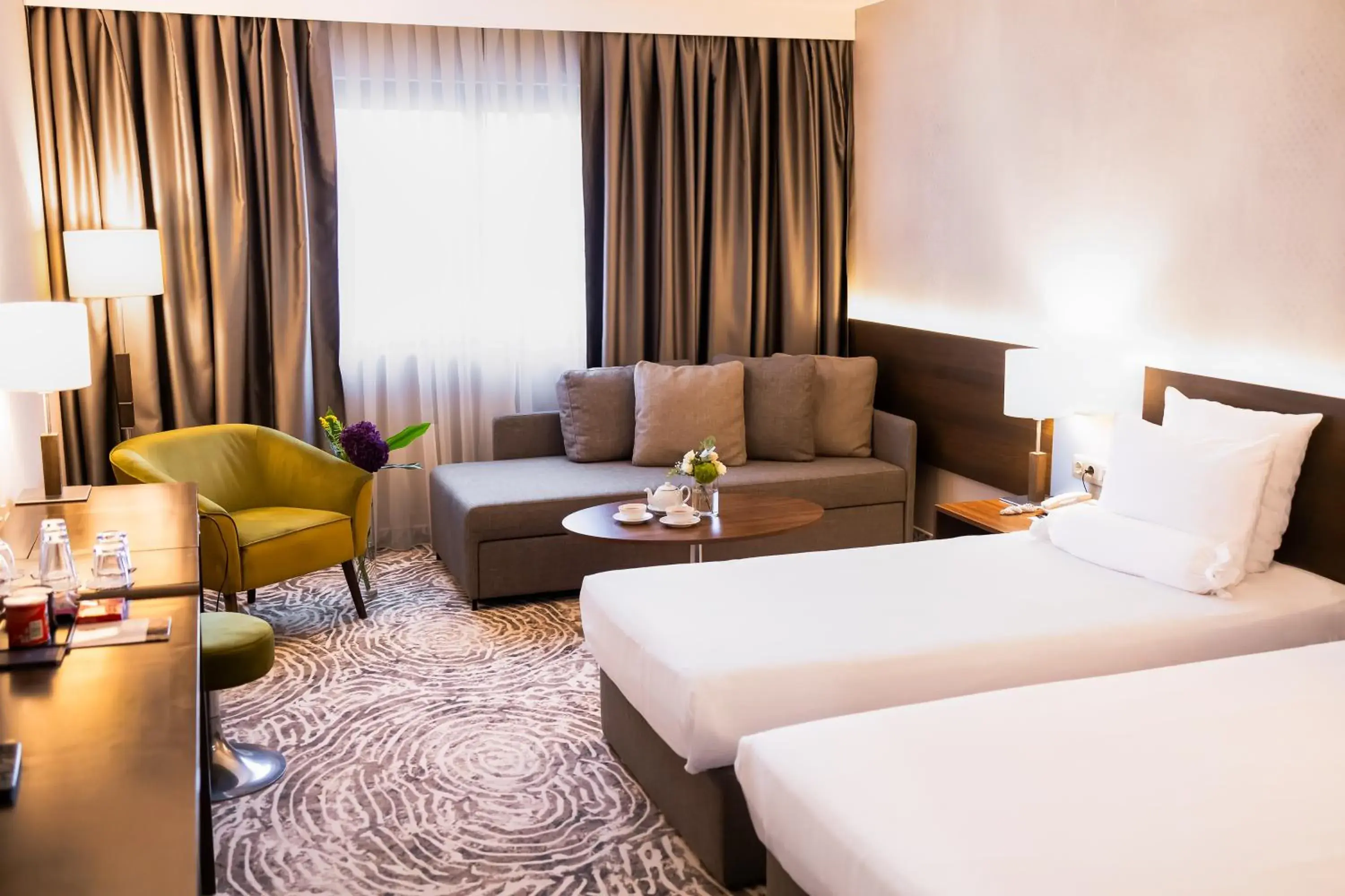 Bed in Grand Hotel Plovdiv Bed in Grand Hotel Plovdiv