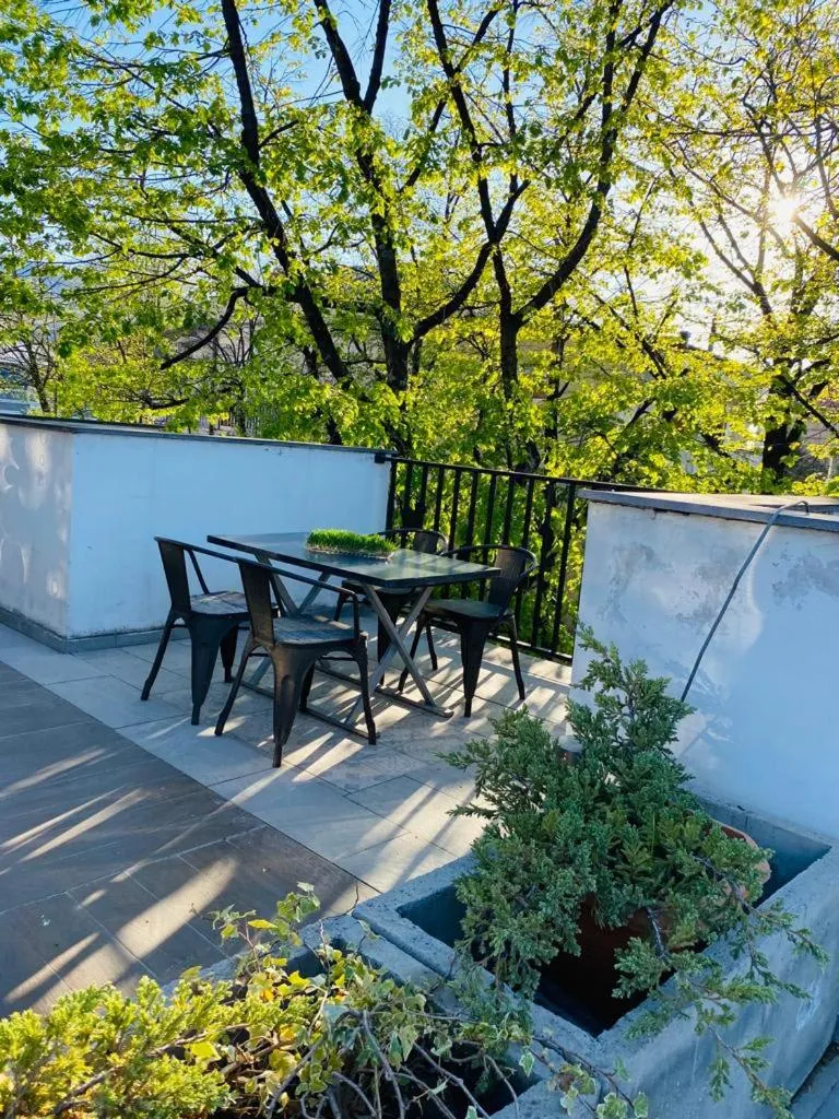 Balcony/Terrace in Hotel Tela & Mareli Winery