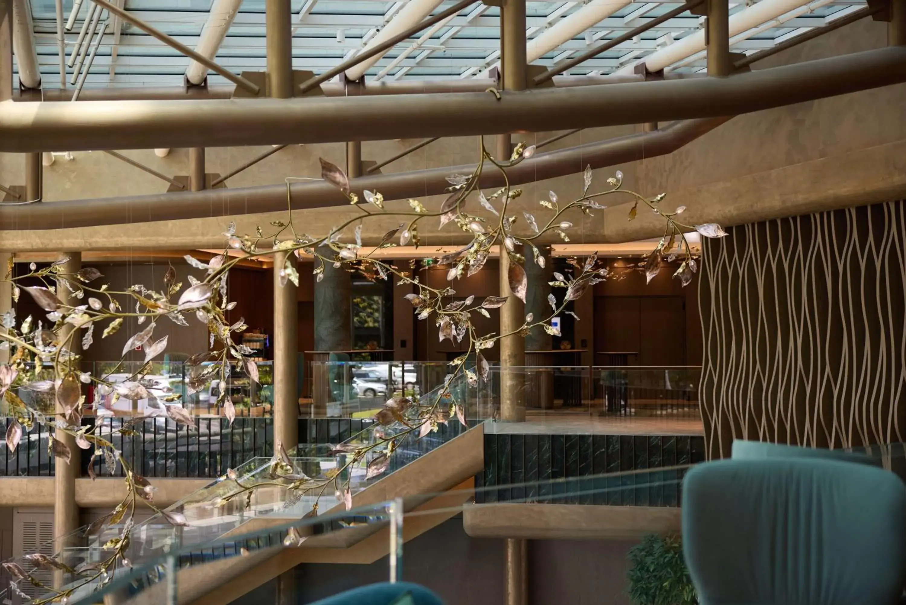 Lobby or reception in Hilton Sofia Lobby or reception in Hilton Sofia