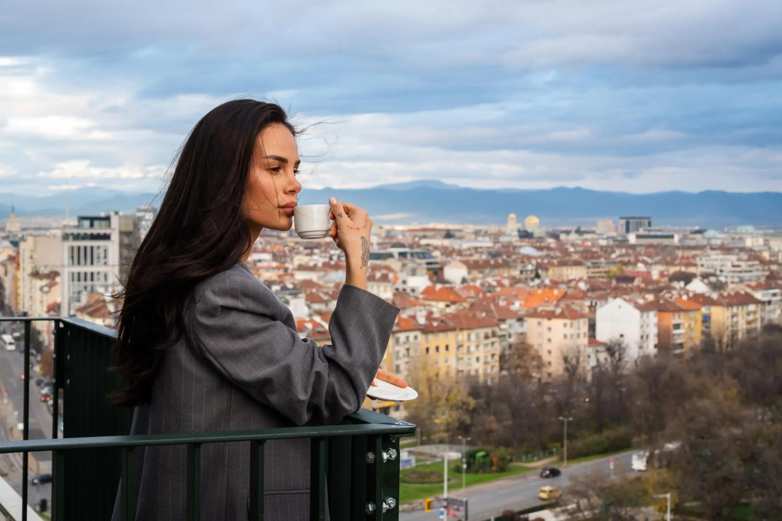 City view in Hilton Sofia City view in Hilton Sofia