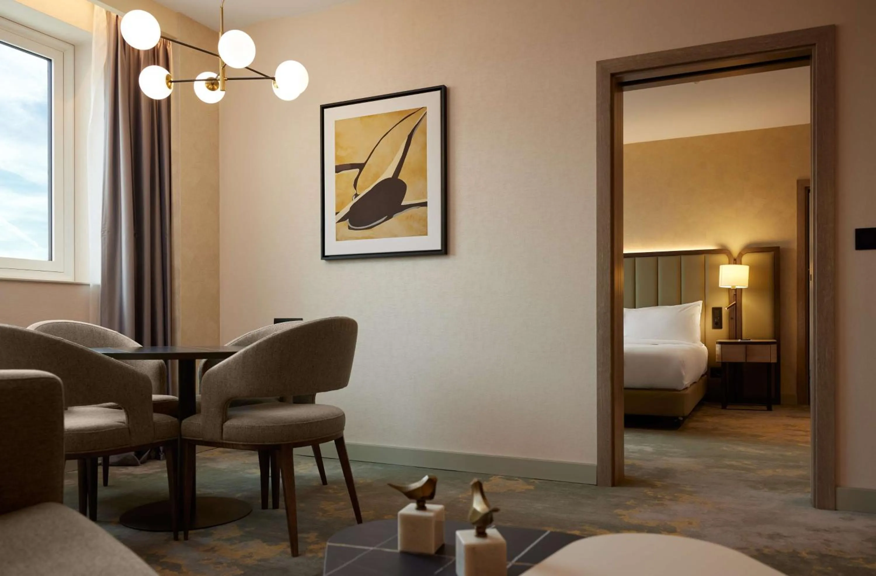 TV and multimedia, Bed in Hilton Sofia