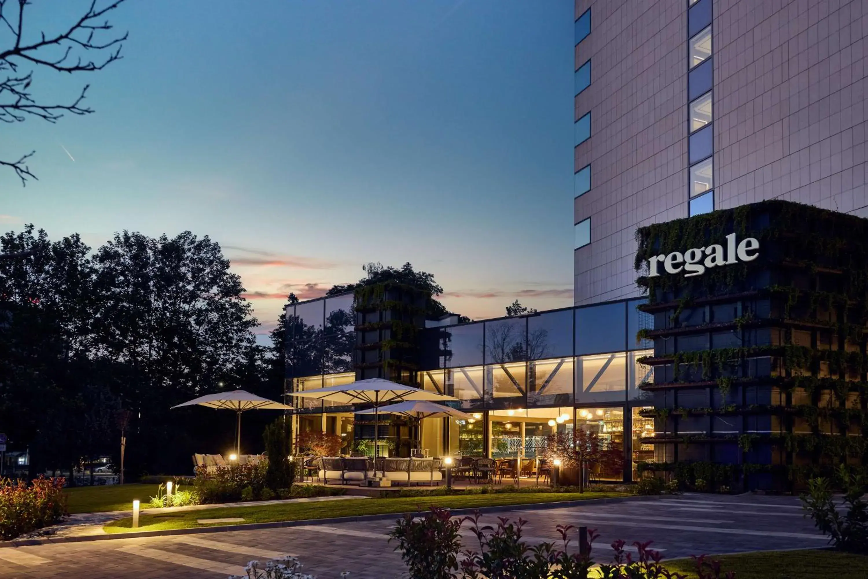 Property building in Hilton Sofia Property building in Hilton Sofia