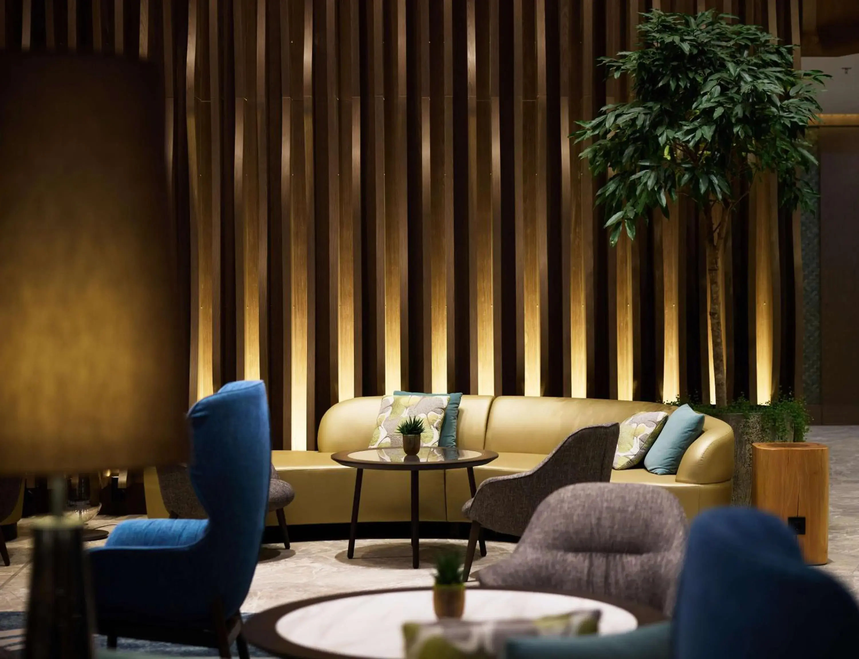 Lobby or reception in Hilton Sofia Lobby or reception in Hilton Sofia