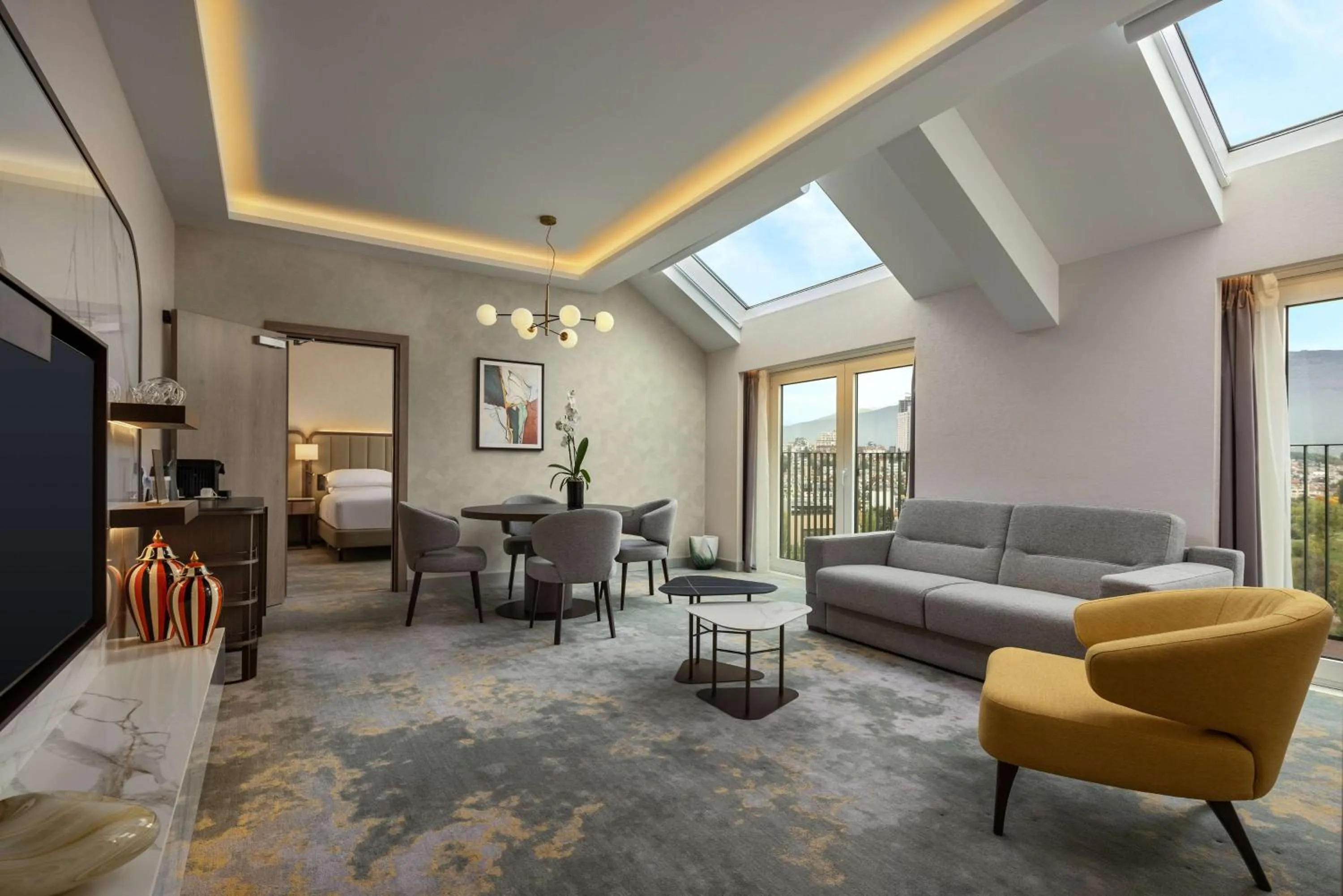 Balcony/Terrace in Hilton Sofia