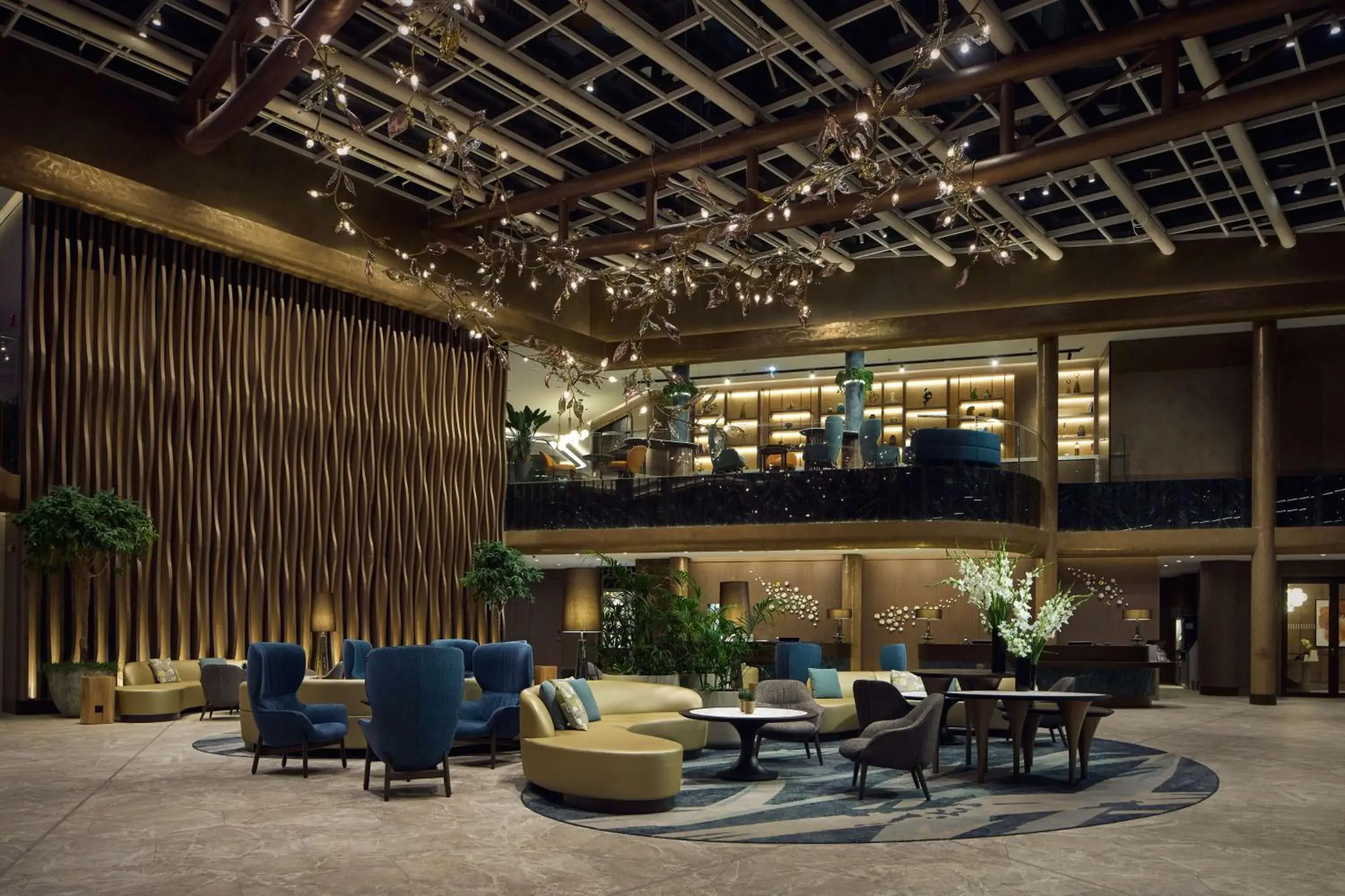 Lobby or reception in Hilton Sofia Lobby or reception in Hilton Sofia