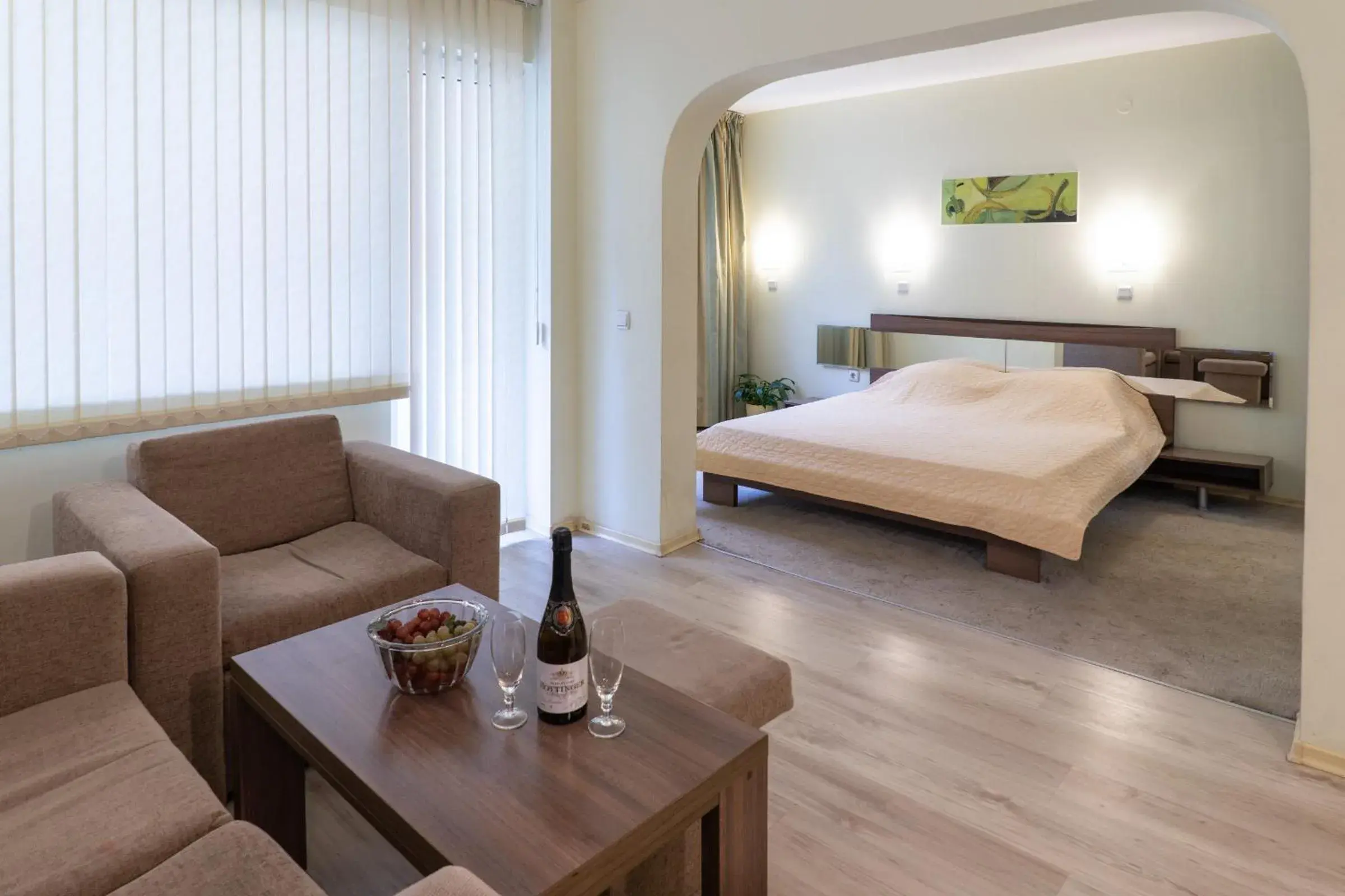 Bed in Family Hotel Gran Ivan Bed in Family Hotel Gran Ivan