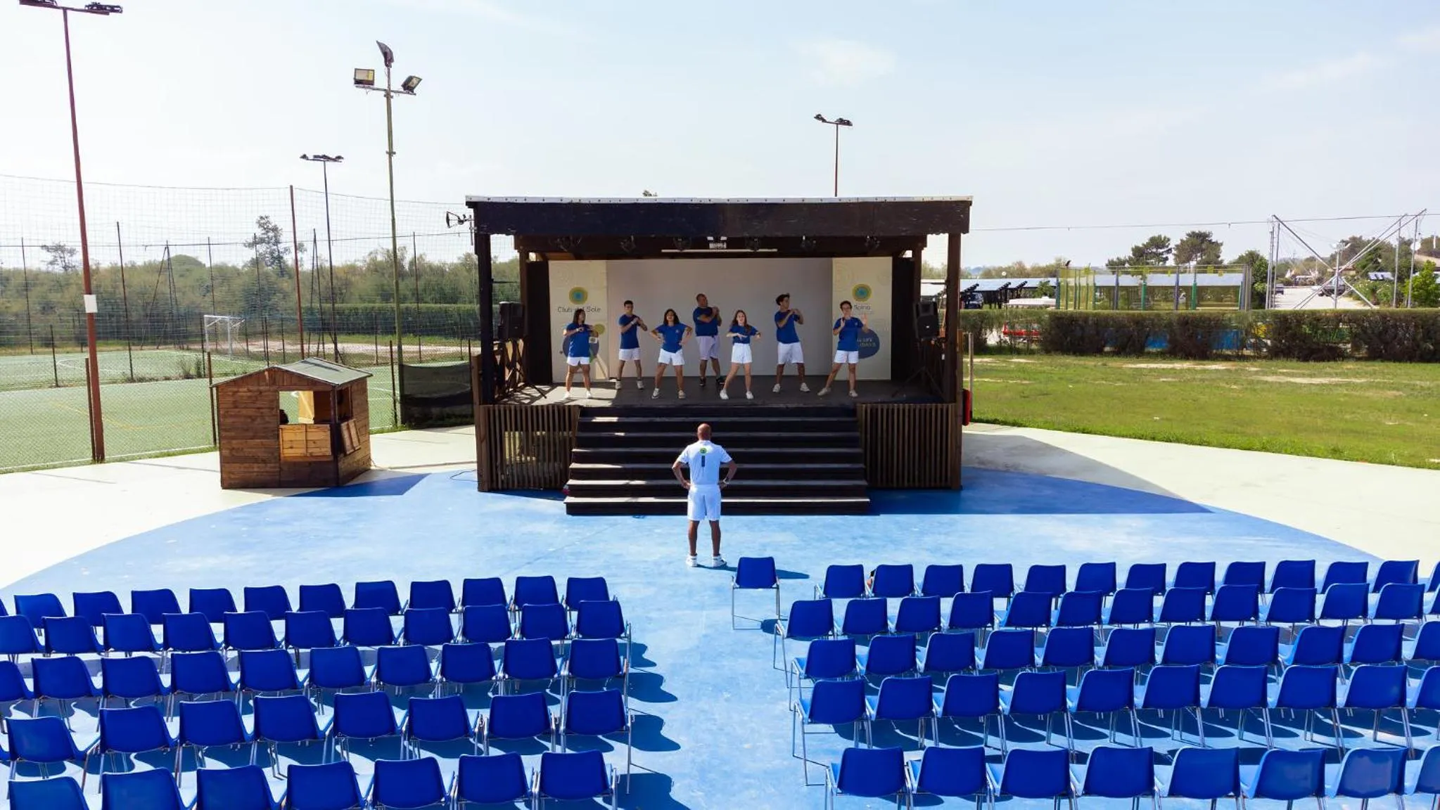 Evening entertainment in Club del Sole Spina Family Collection