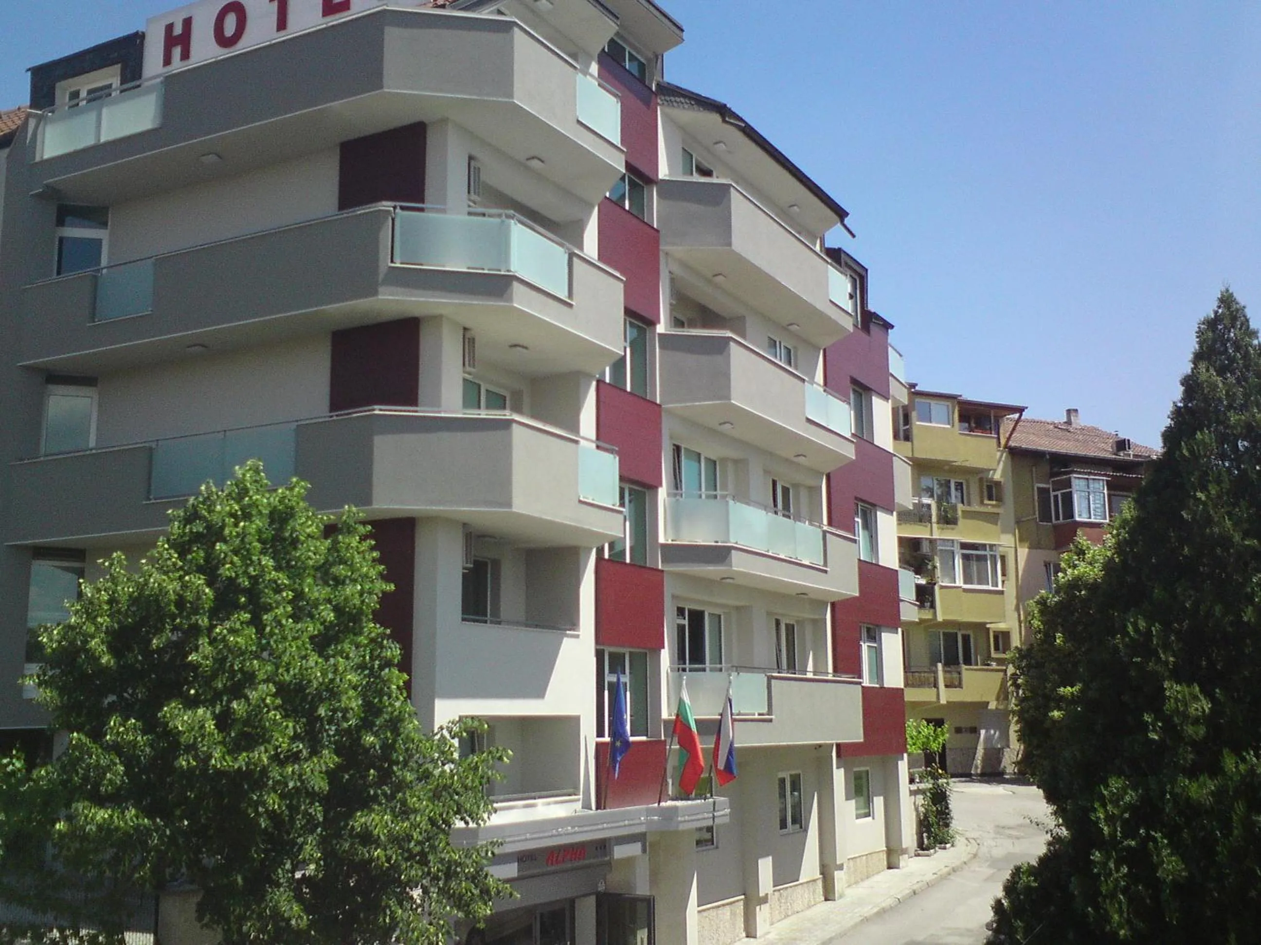Property building in ALPHA family HOTEL