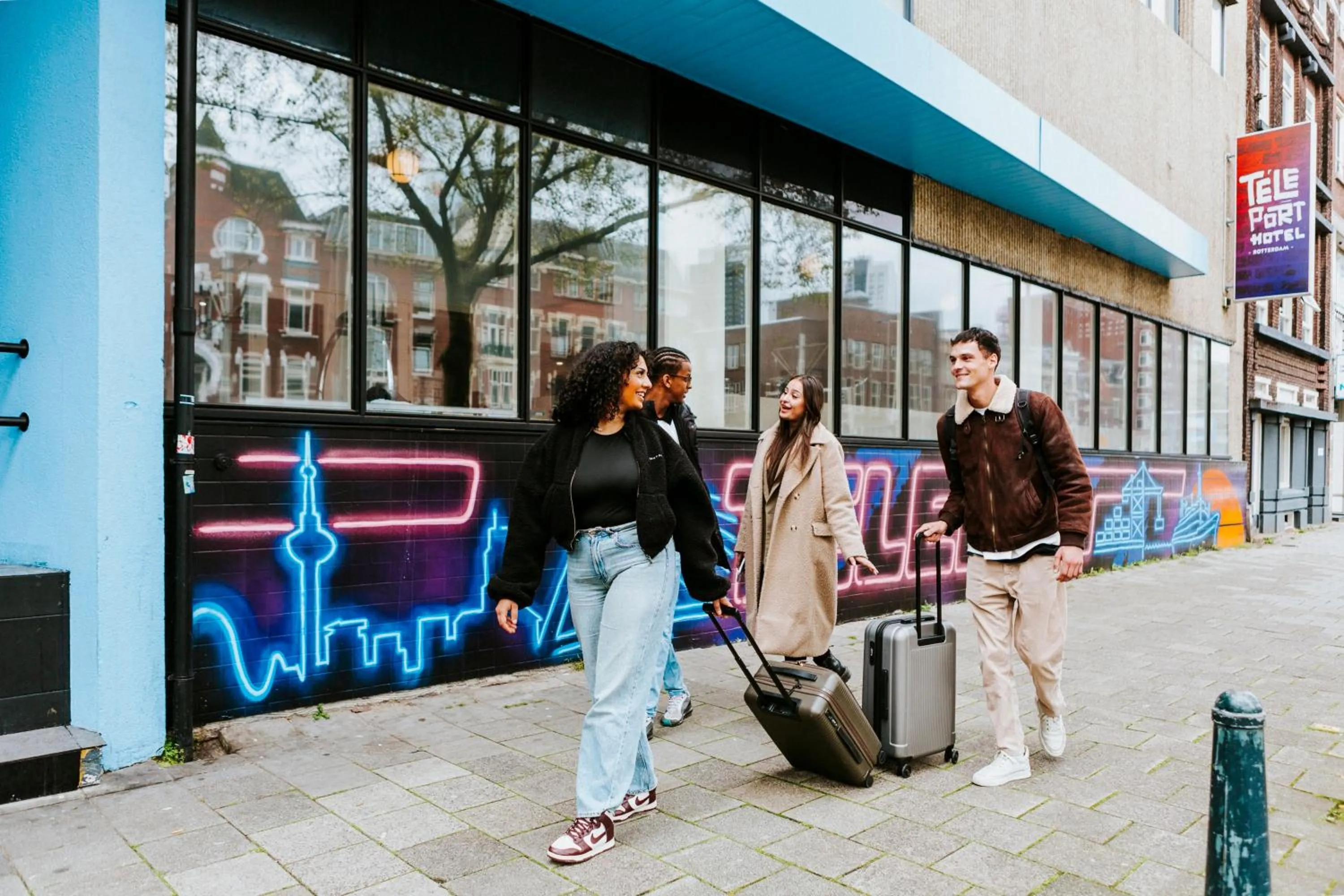 Property building in Rotterdam Teleport Hotel