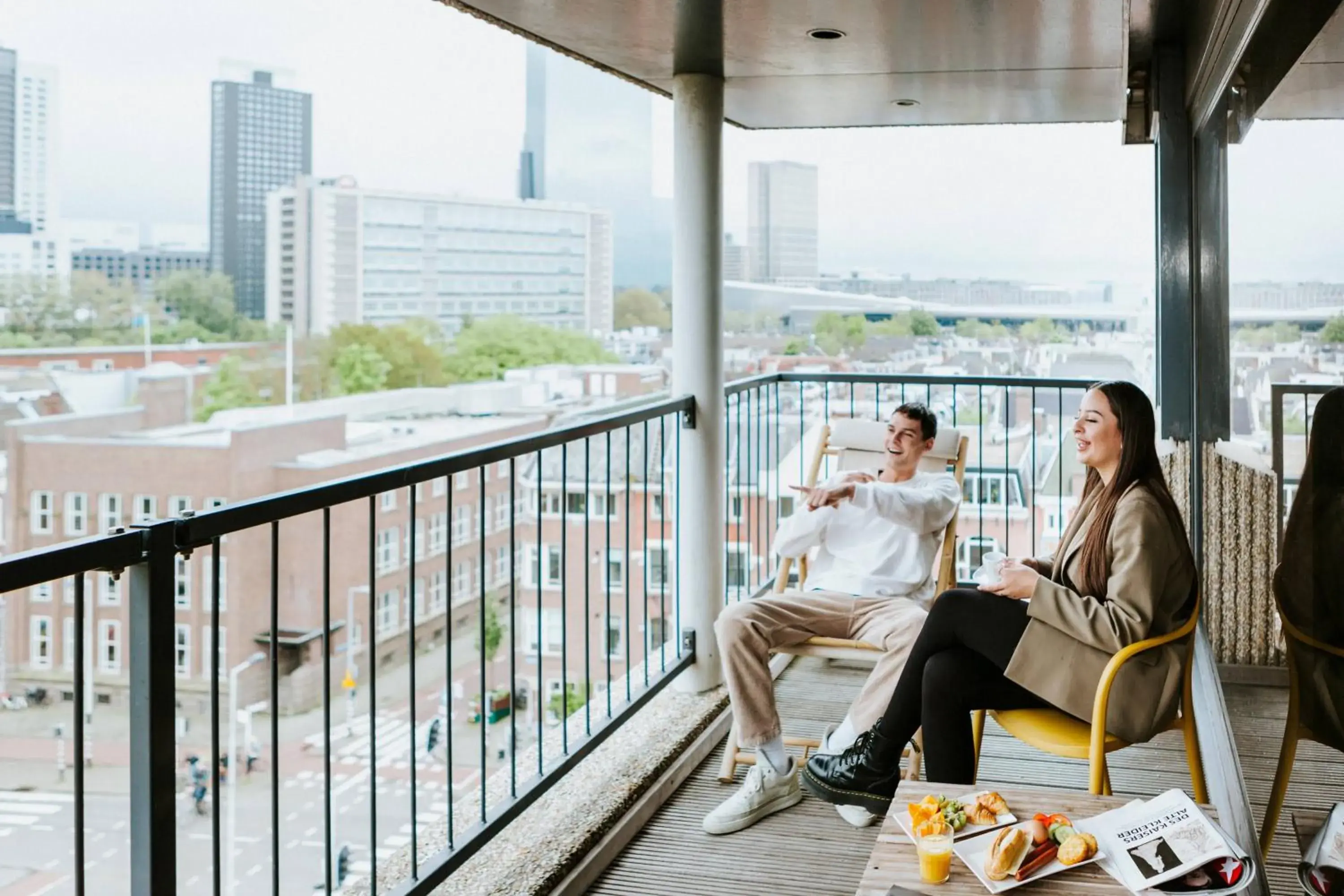 Property building in Rotterdam Teleport Hotel Property building in Rotterdam Teleport Hotel