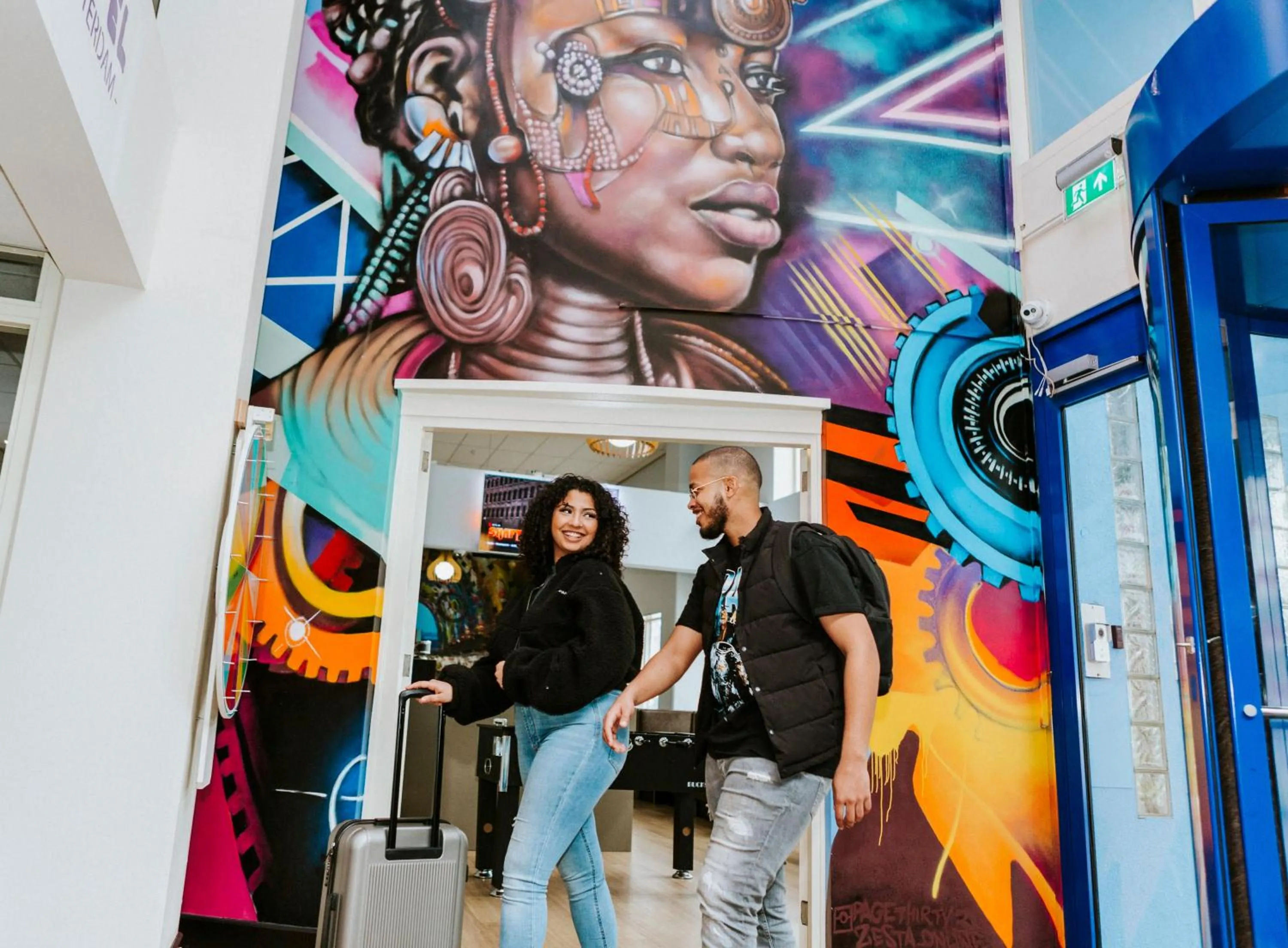 Facade/entrance in Rotterdam Teleport Hotel