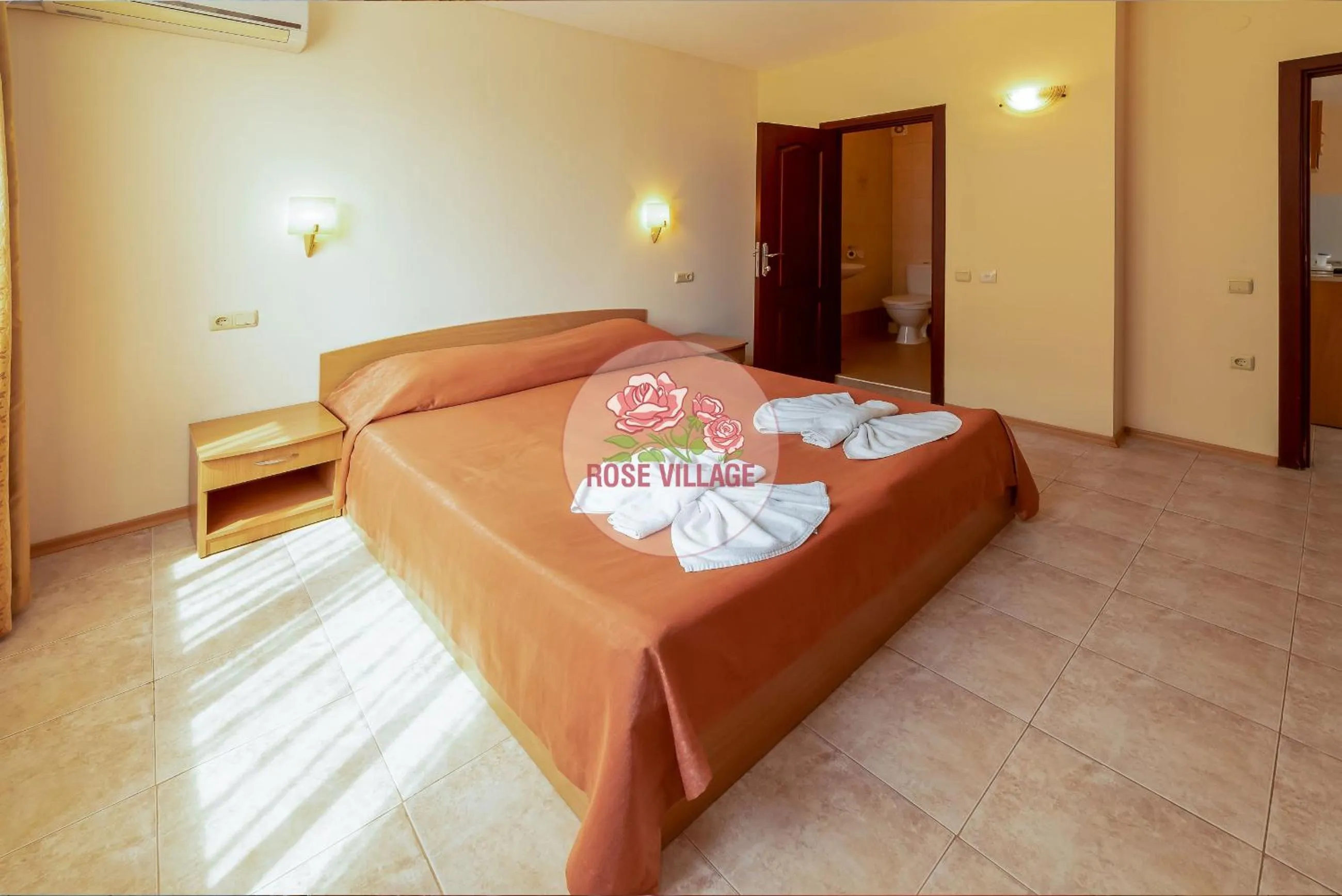 Bed in Apartment Tourist Complex Rose Village