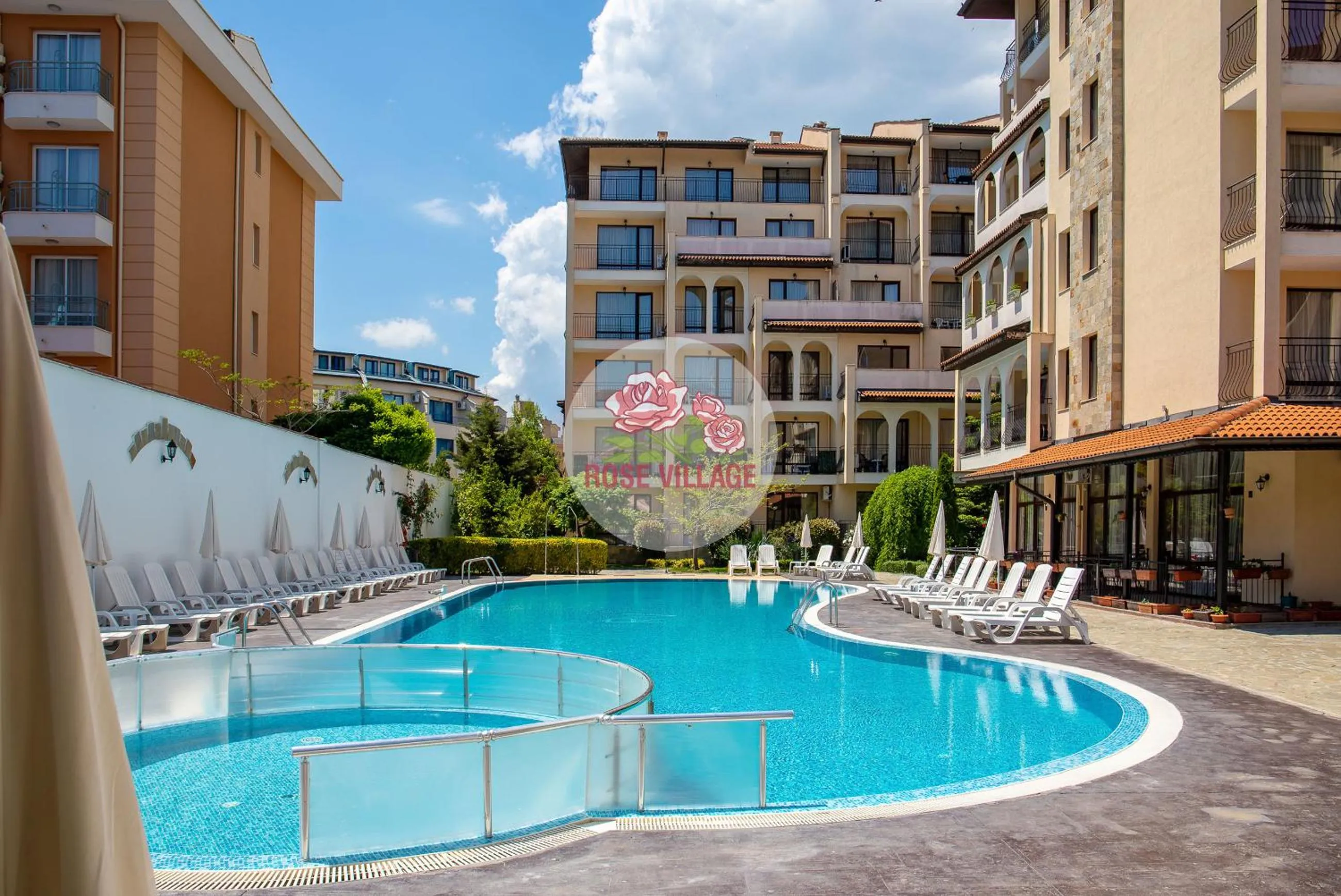 Swimming pool in Apartment Tourist Complex Rose Village