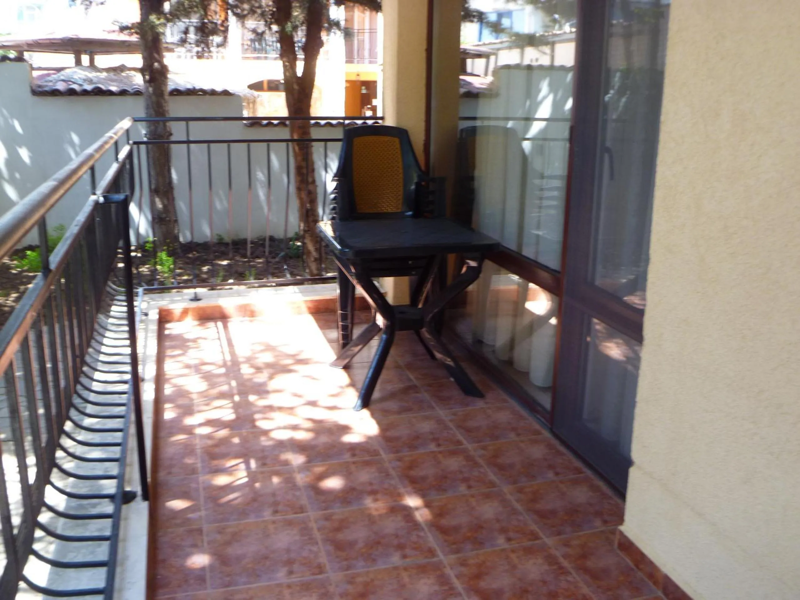 Patio in Apartment Tourist Complex Rose Village