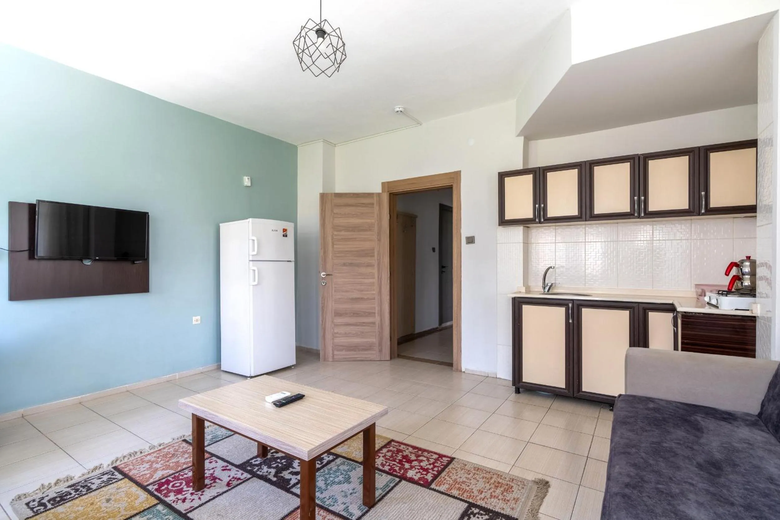 Kitchen or kitchenette in Tunali Apart Hotel