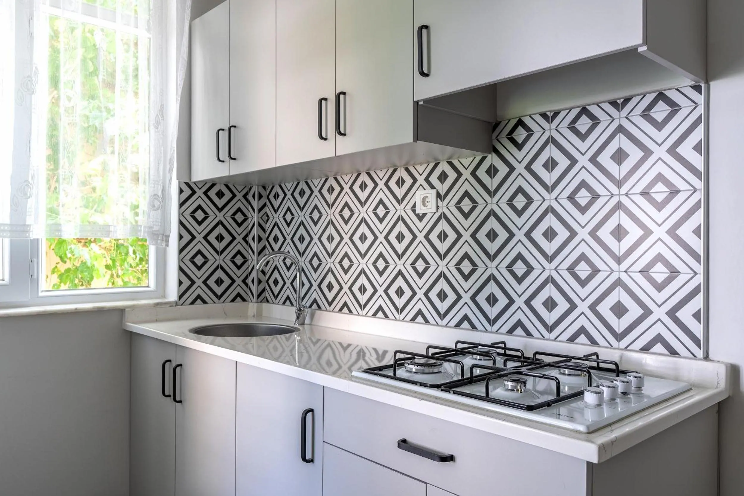 Kitchen or kitchenette in Tunali Apart Hotel