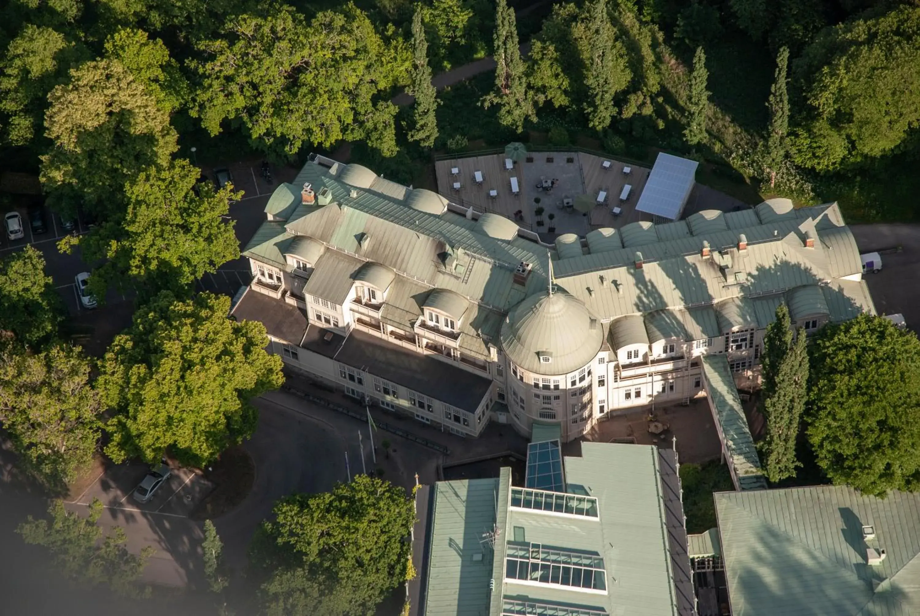 Property building in Mössebergs Kurort Property building in Mössebergs Kurort