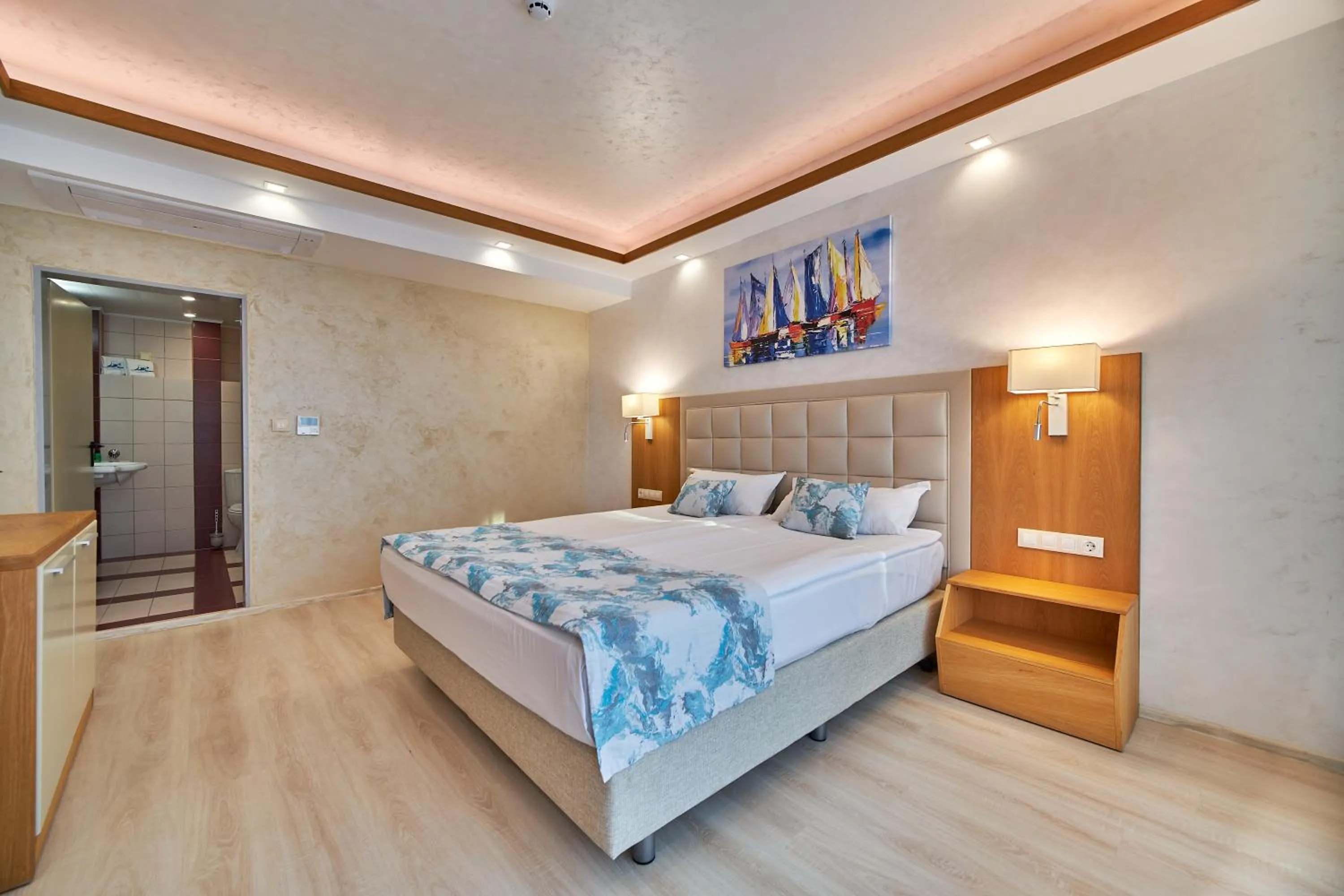 Bed in Bilyana Beach Hotel- Adults only