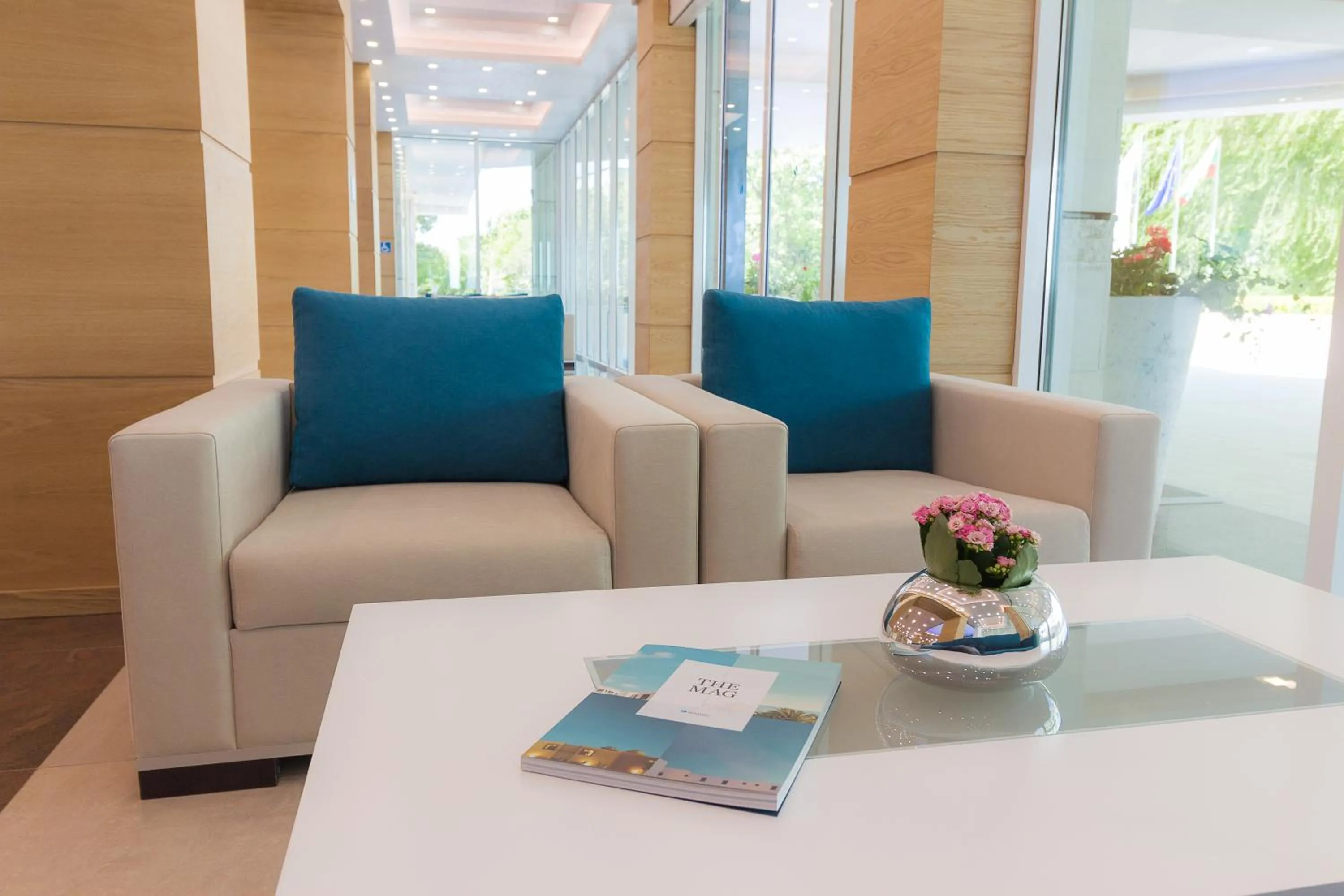 Lobby or reception in Bilyana Beach Hotel- Adults only