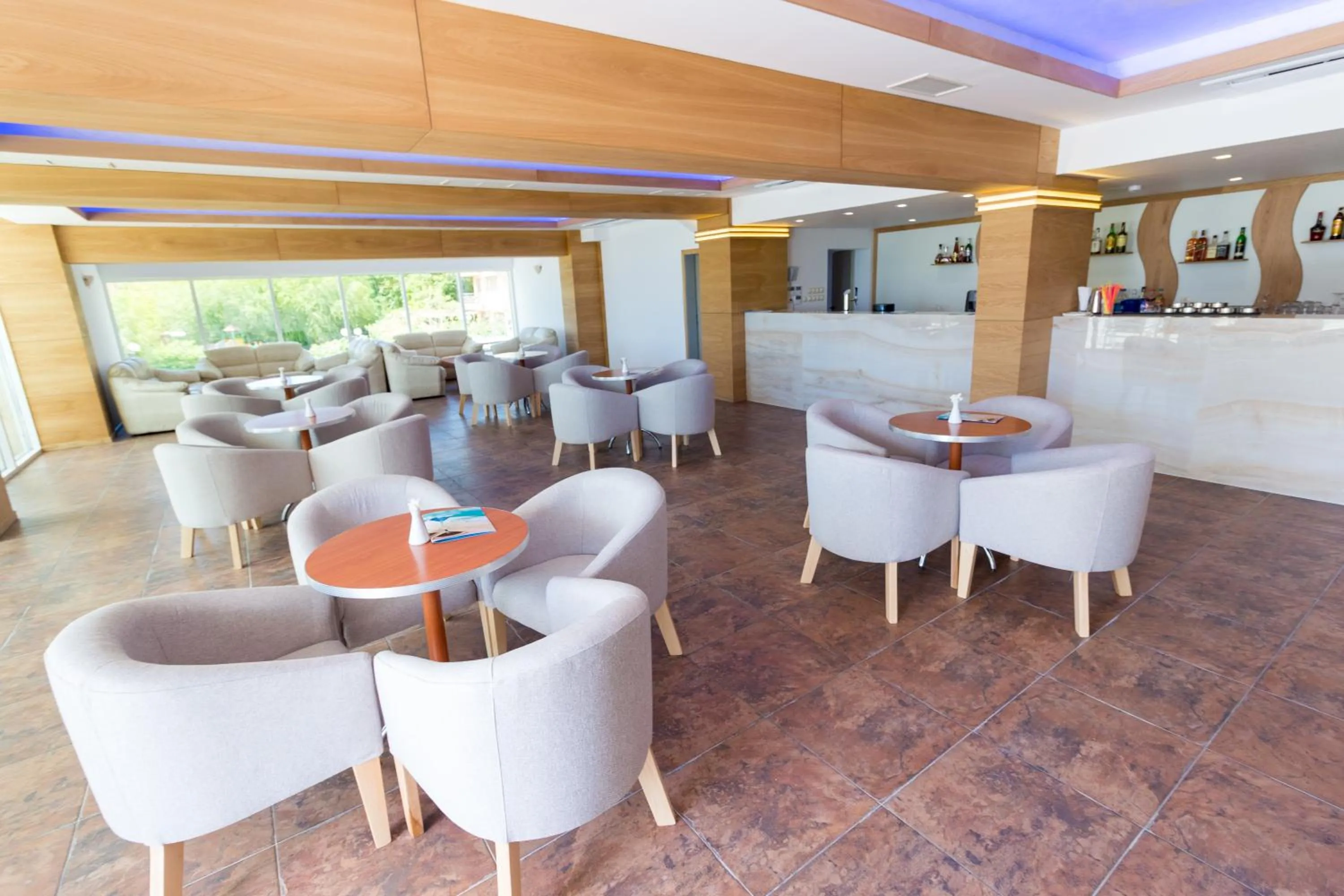 Lounge or bar in Bilyana Beach Hotel- Adults only