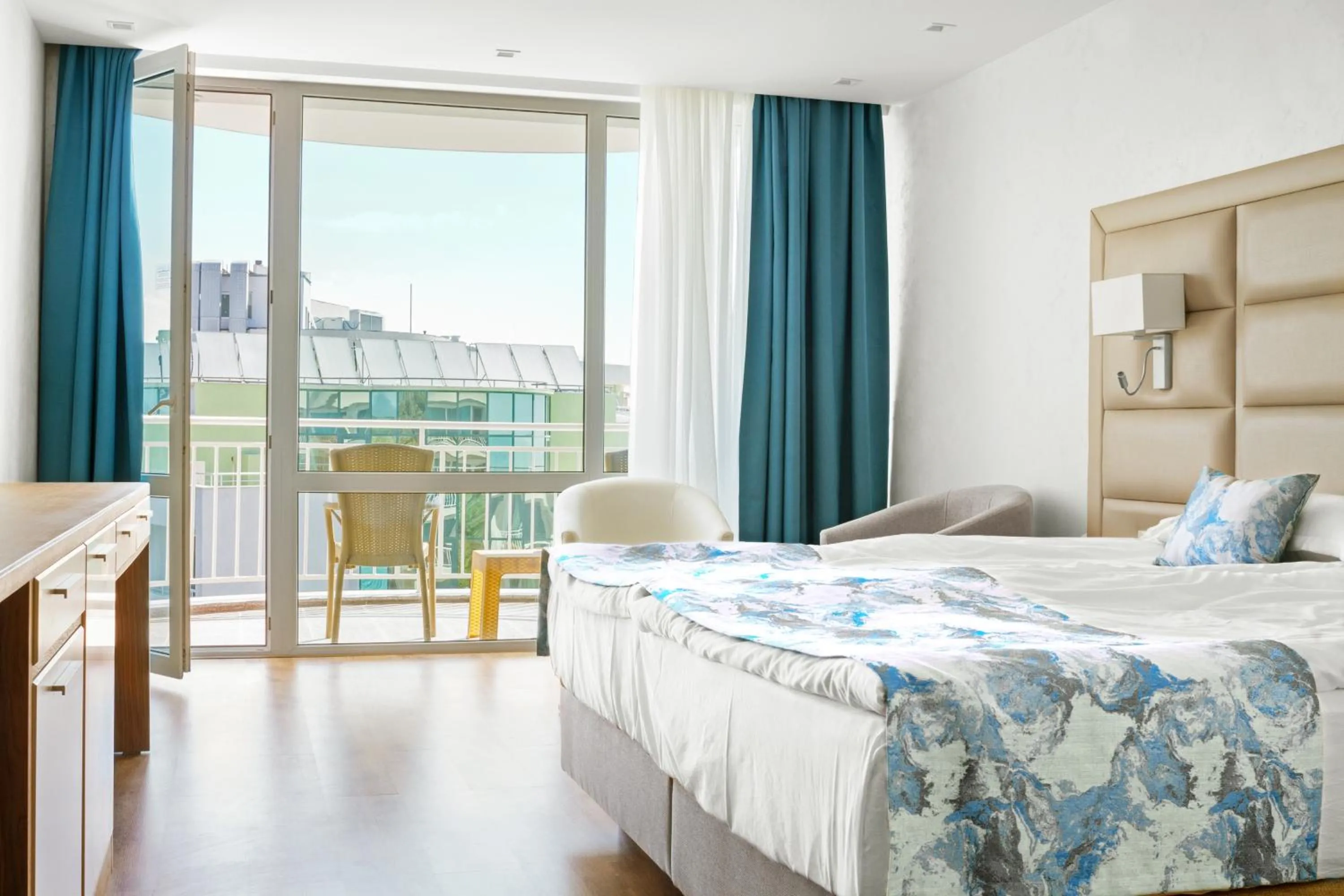 Photo of the whole room, Bed in Bilyana Beach Hotel- Adults only