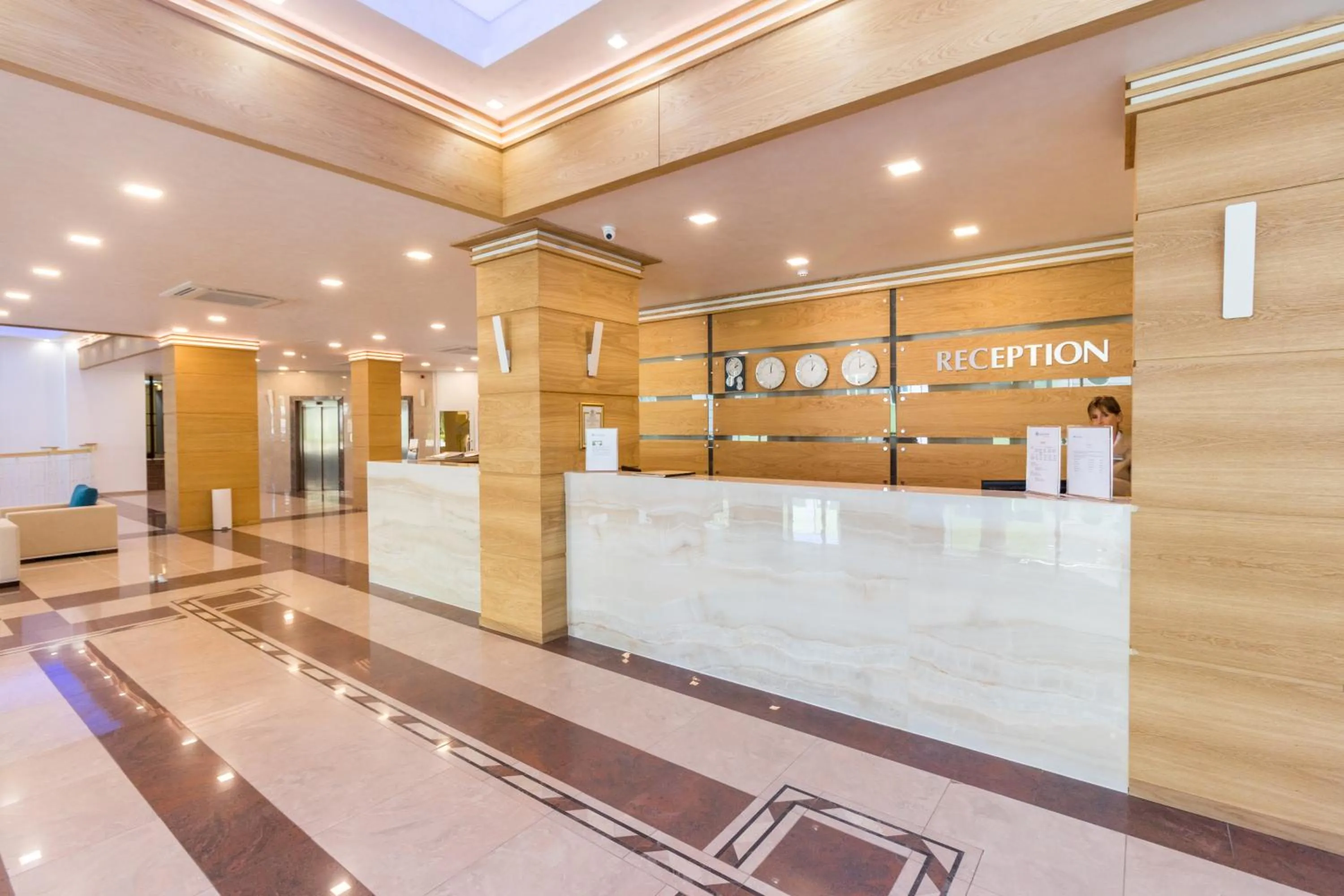 Lobby or reception in Bilyana Beach Hotel- Adults only
