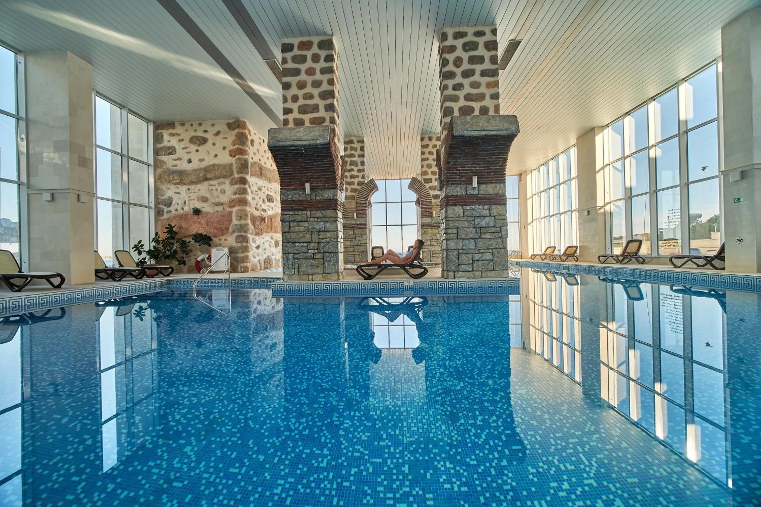 Swimming pool in Bilyana Beach Hotel- Adults only