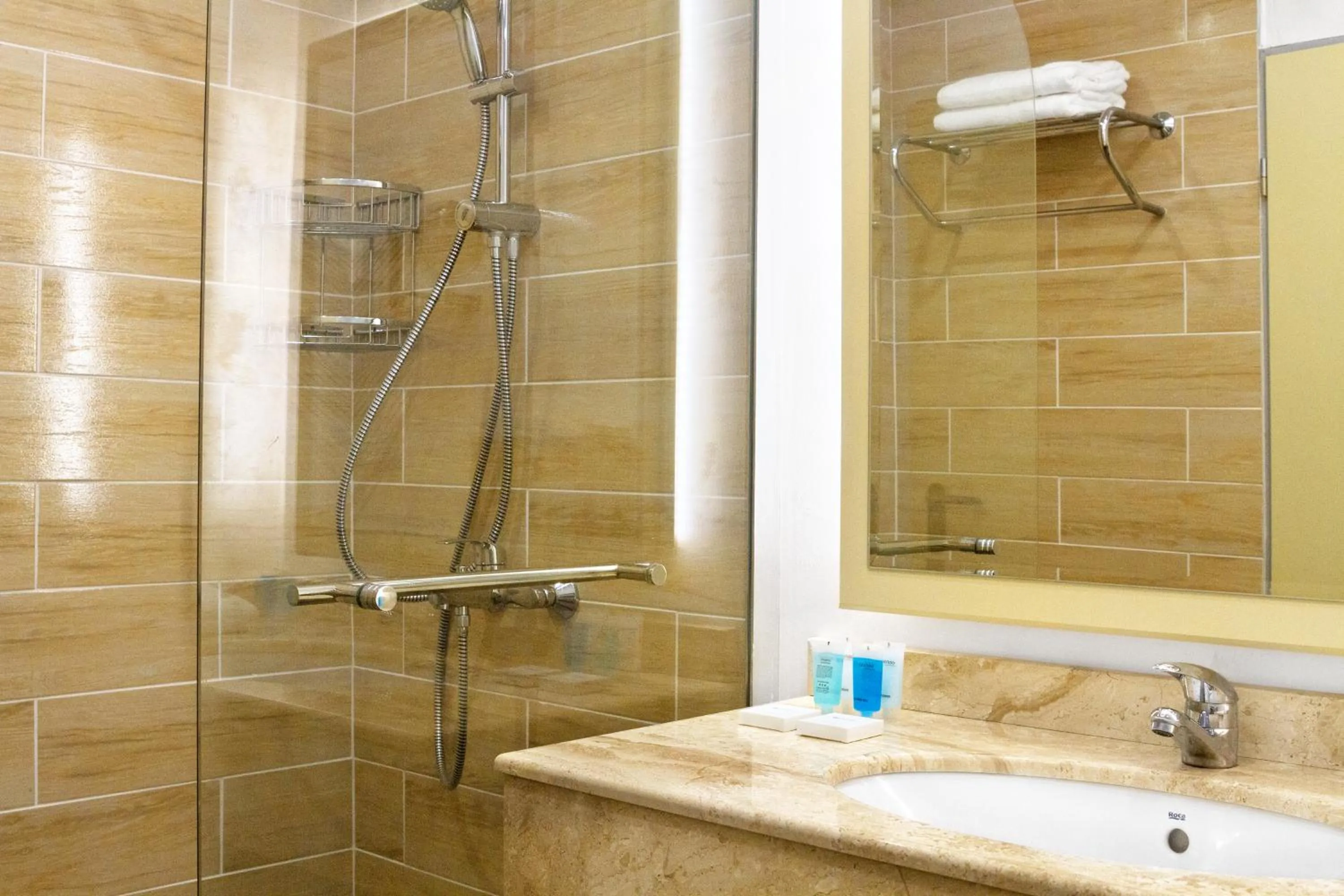 Bathroom in Bilyana Beach Hotel- Adults only