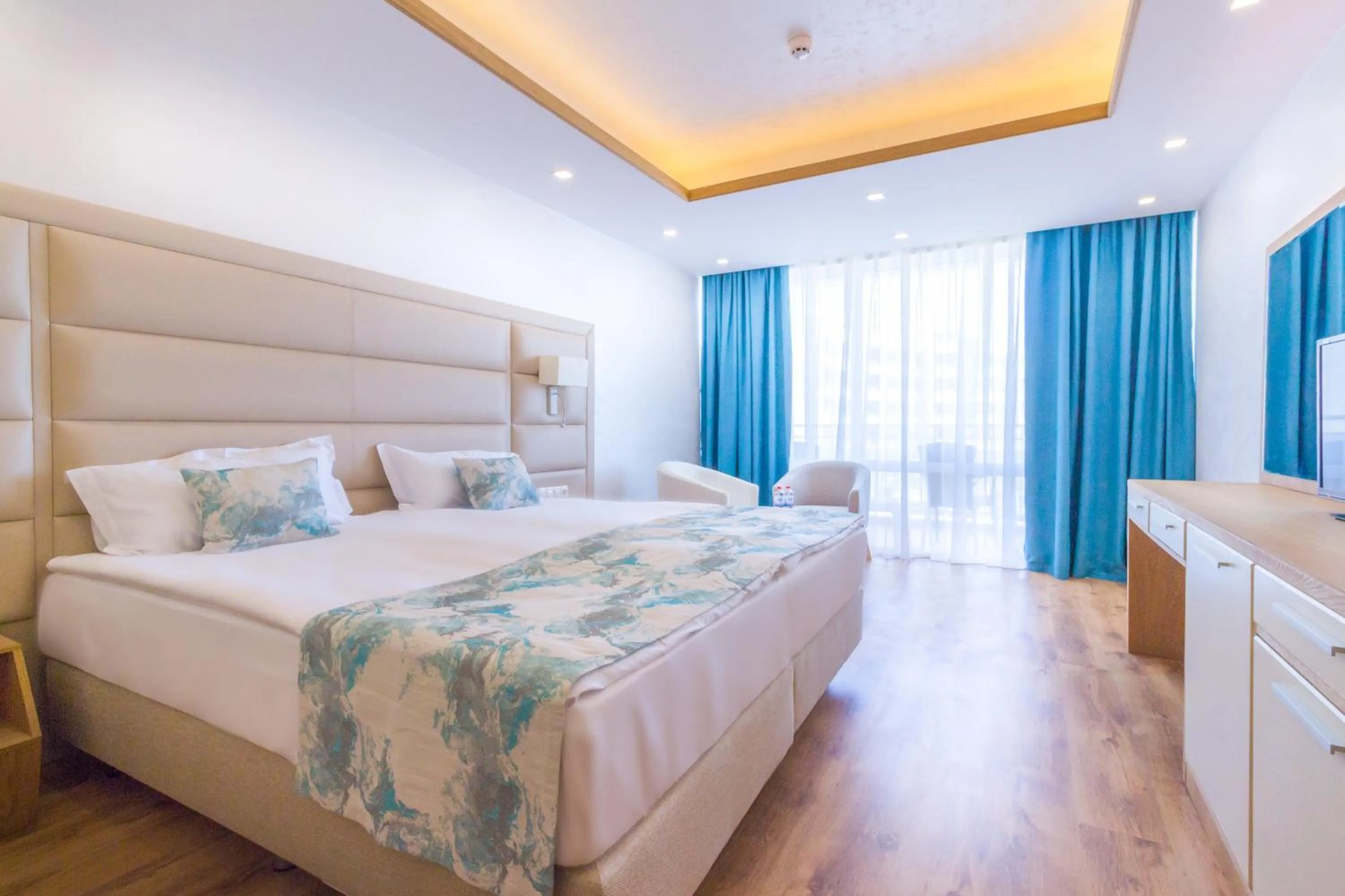 Bed in Bilyana Beach Hotel- Adults only