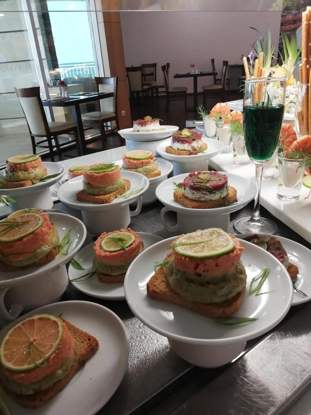 Restaurant/places to eat in Bilyana Beach Hotel- Adults only