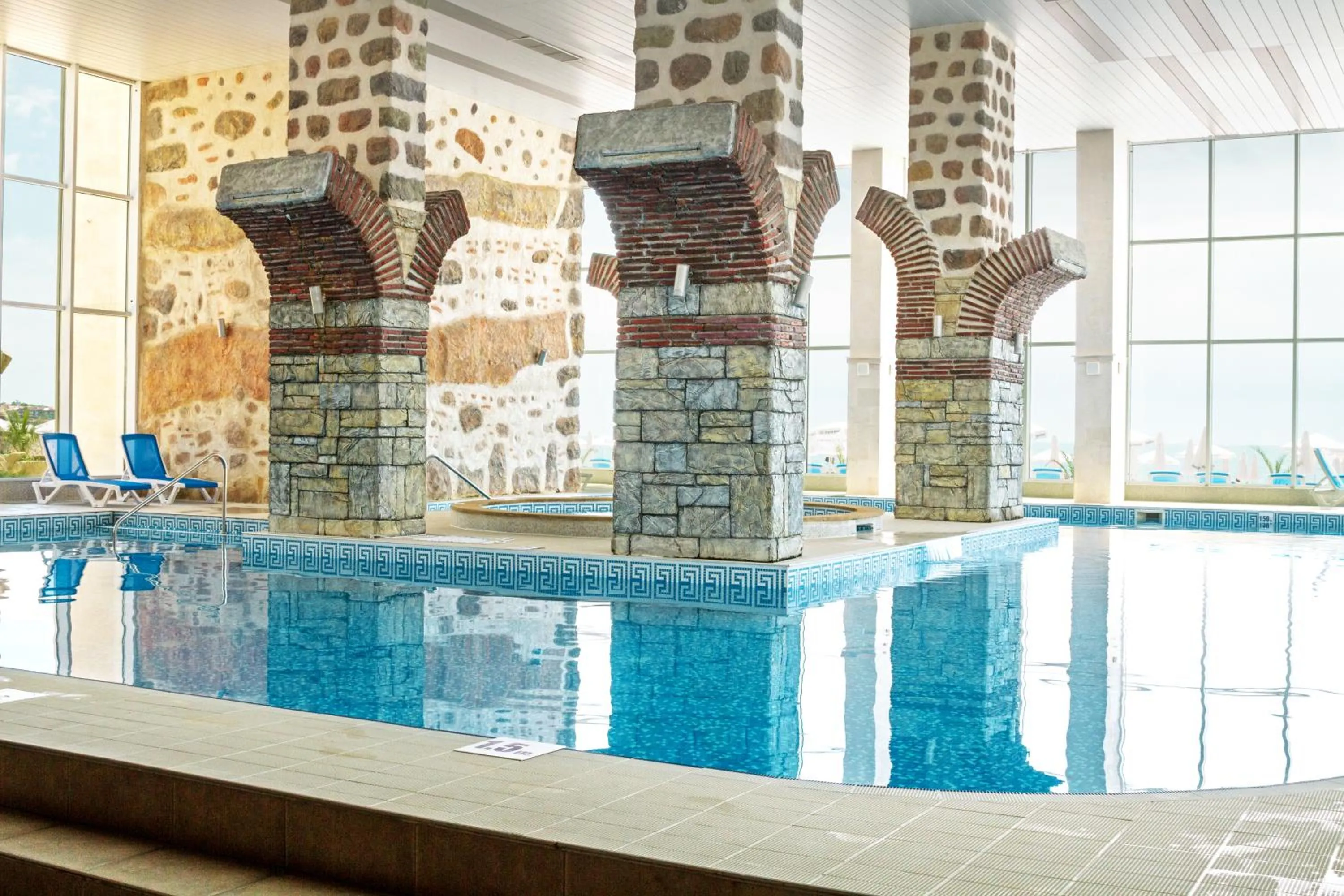 Swimming pool in Bilyana Beach Hotel- Adults only