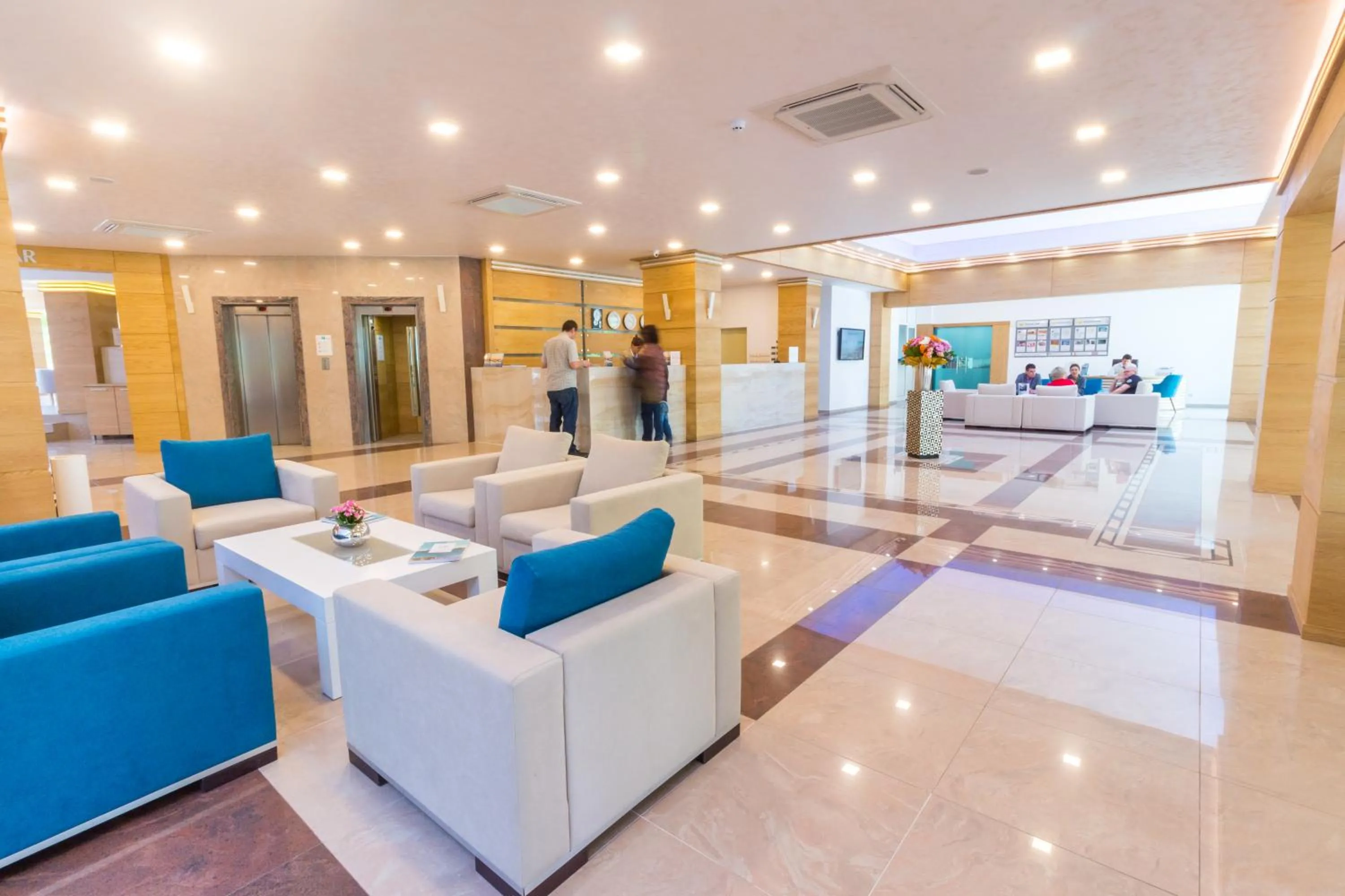 Lobby or reception in Bilyana Beach Hotel- Adults only